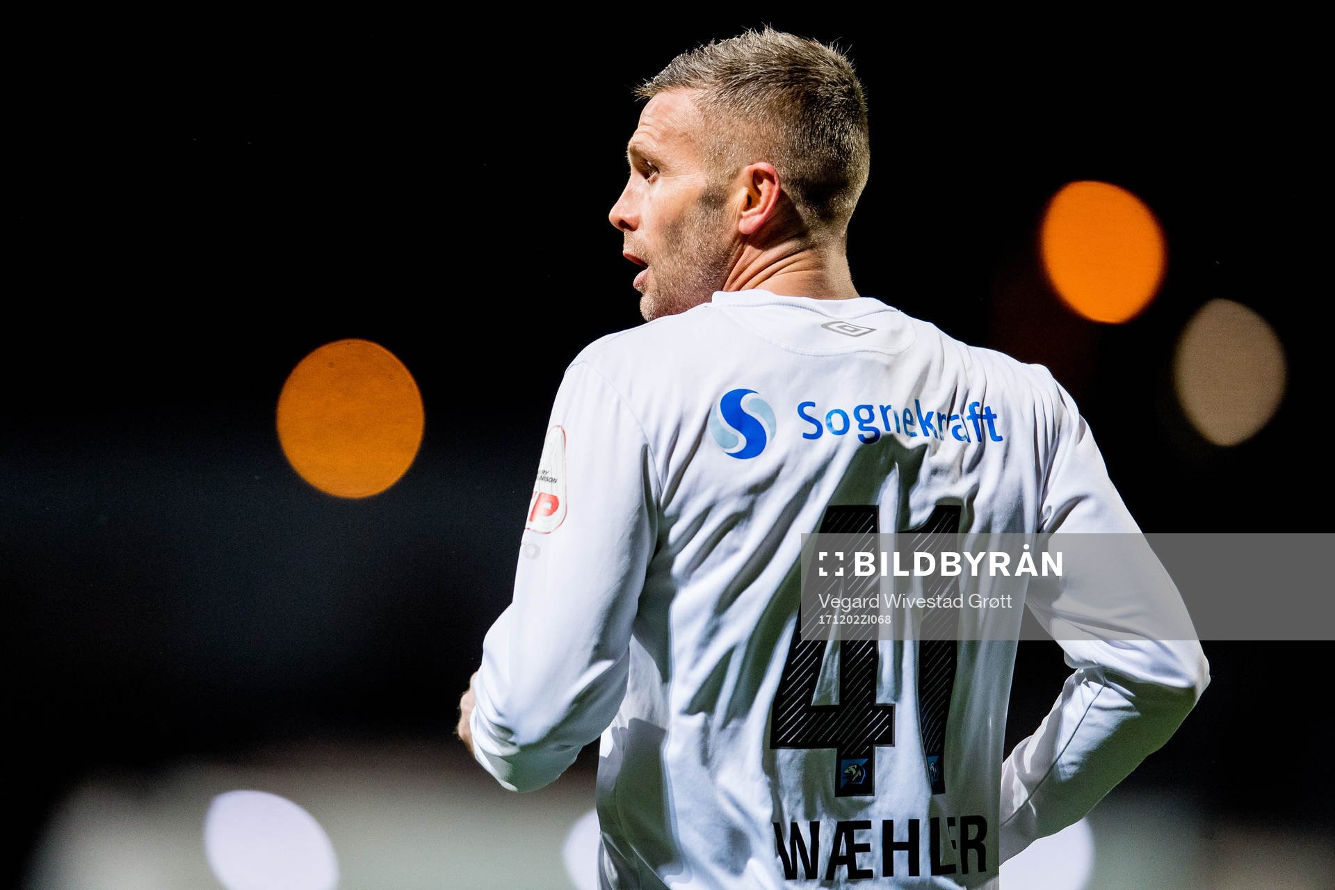 Kjetil Wæhler of Sogndal during the playoff match between Ranheim and Sogndal on December 2, 2017 in Trondheim.