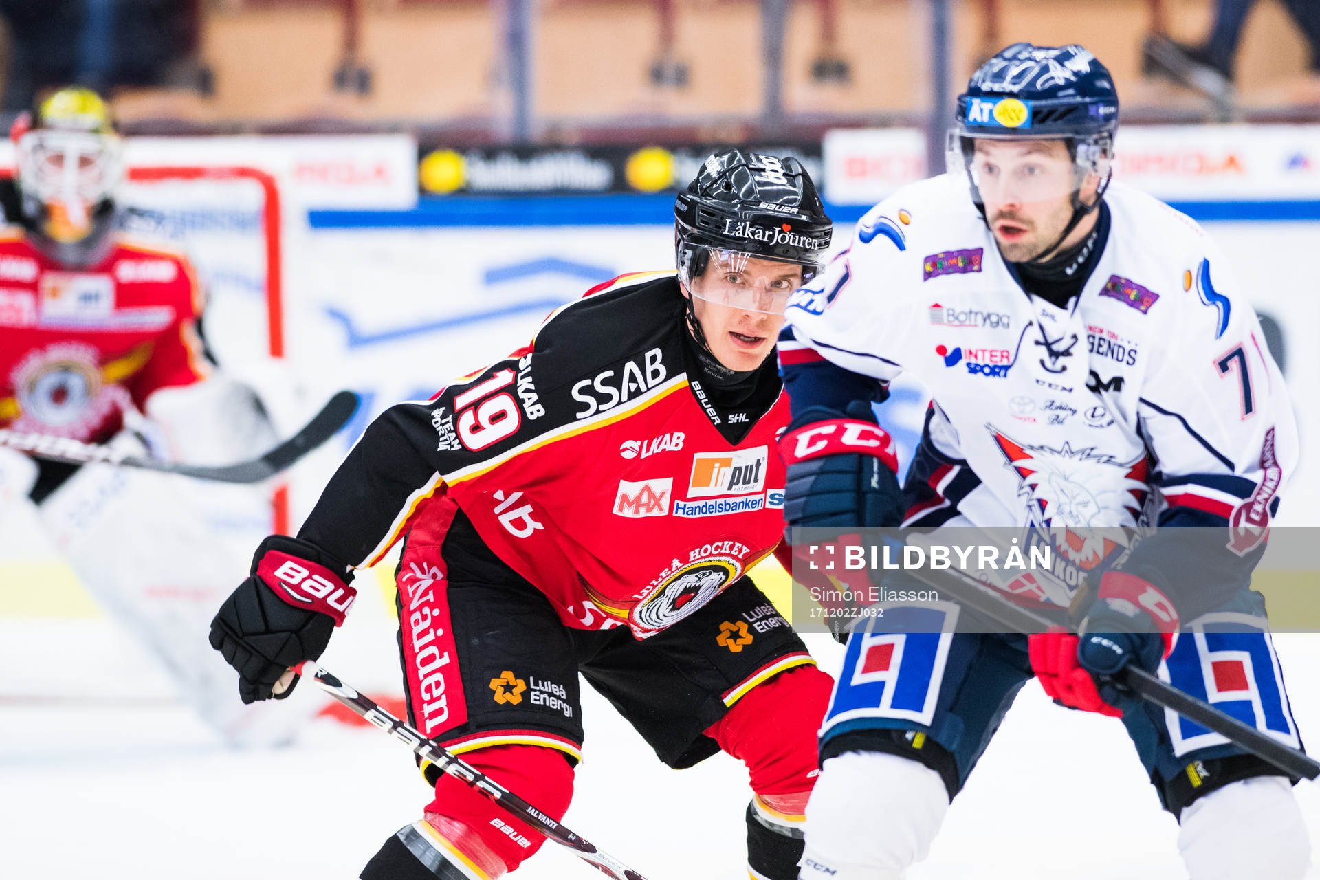 under ishockeymatchen i SHL mellan Luleå och Linköping