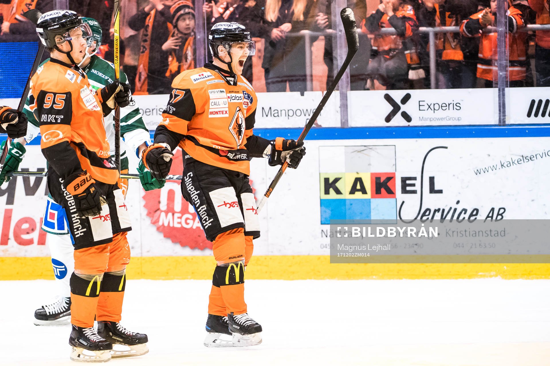 Karlskronas Joel Kellman  jublar