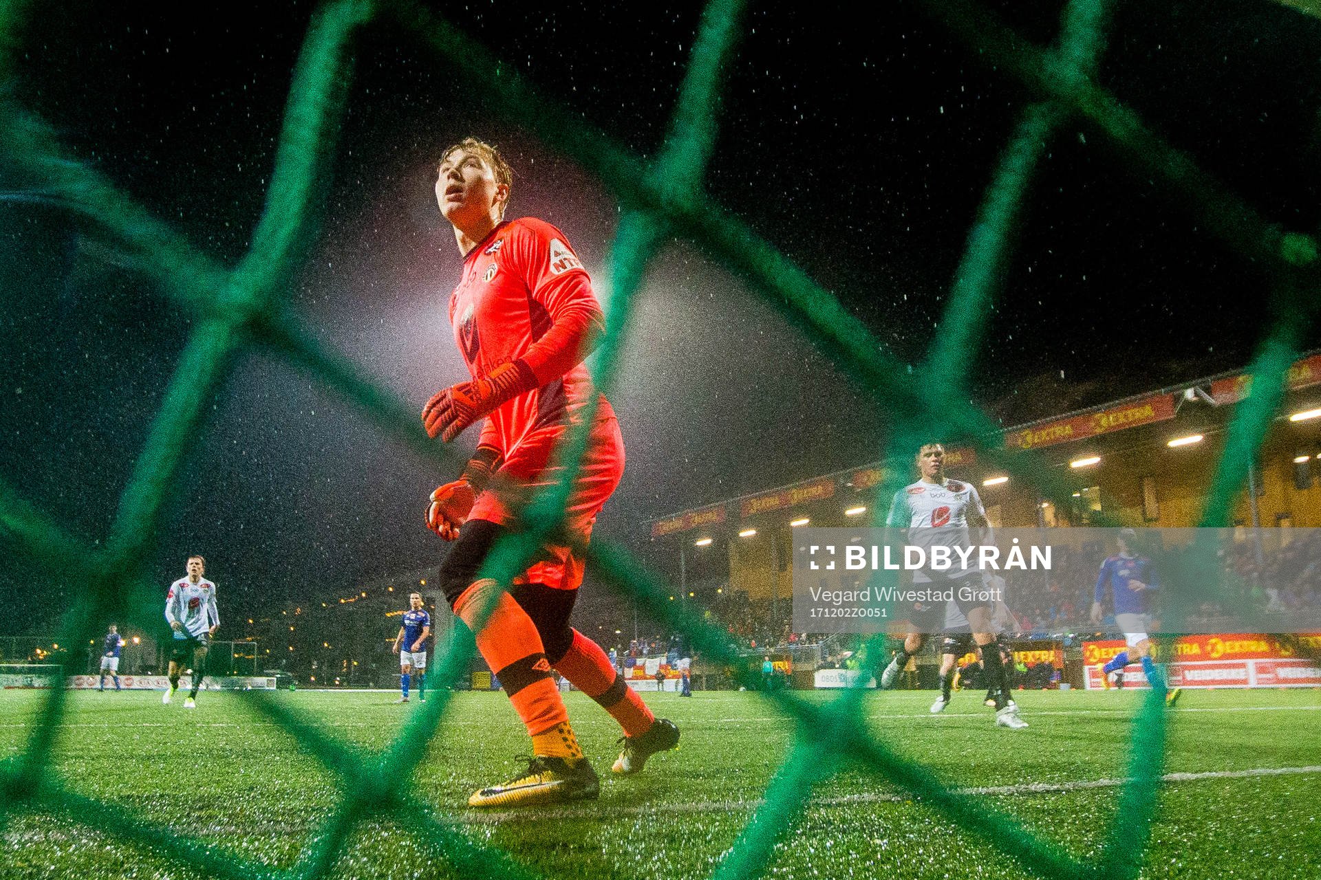 Goalkeeper Mathias Dyngeland of Sogndal