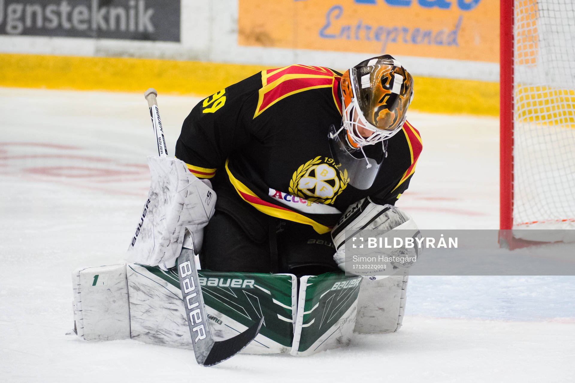 Brynäs målvakt Linus Fernström