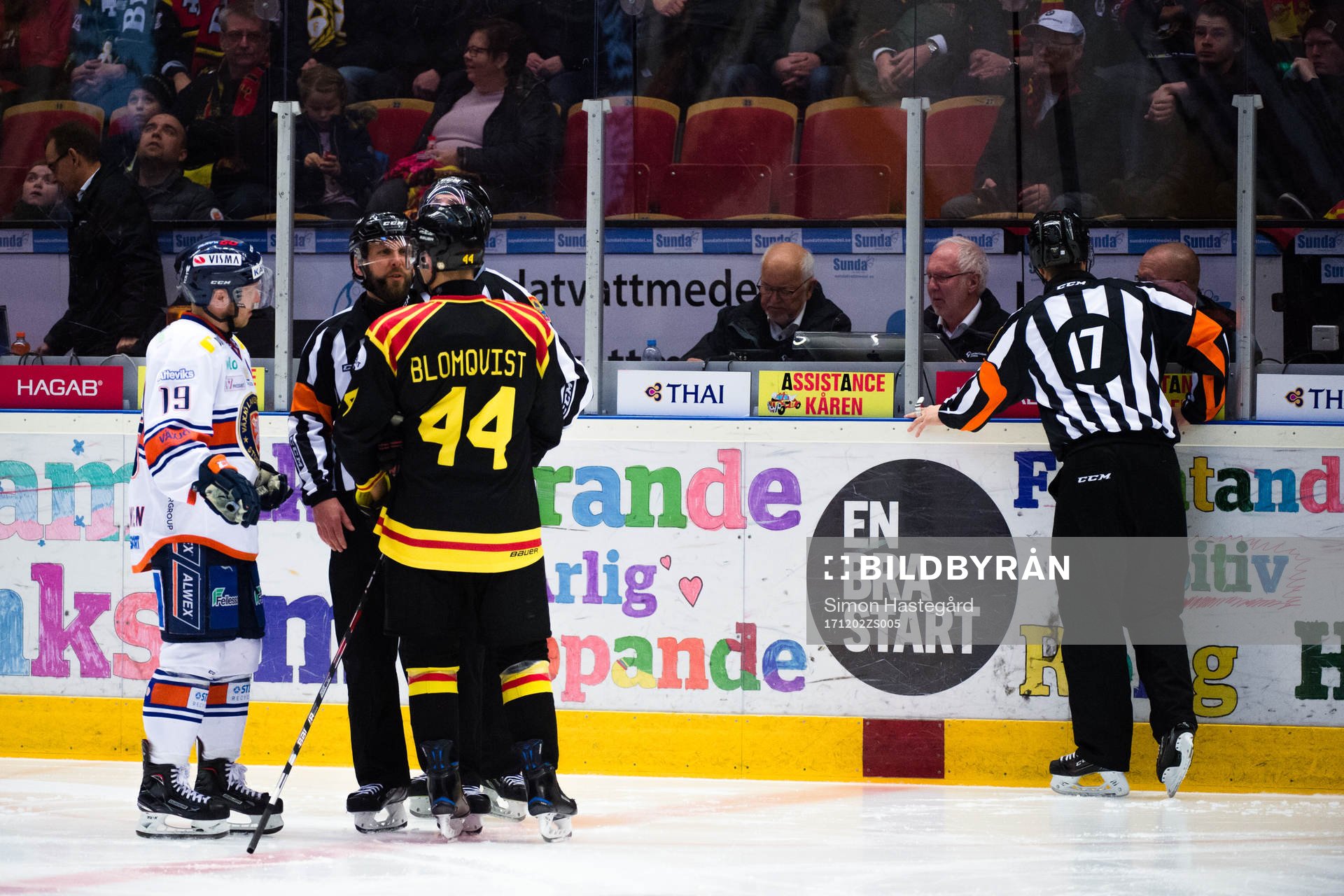 Växjös Tuomas Kiiskinen och Brynäs Jacob Blomqvist i