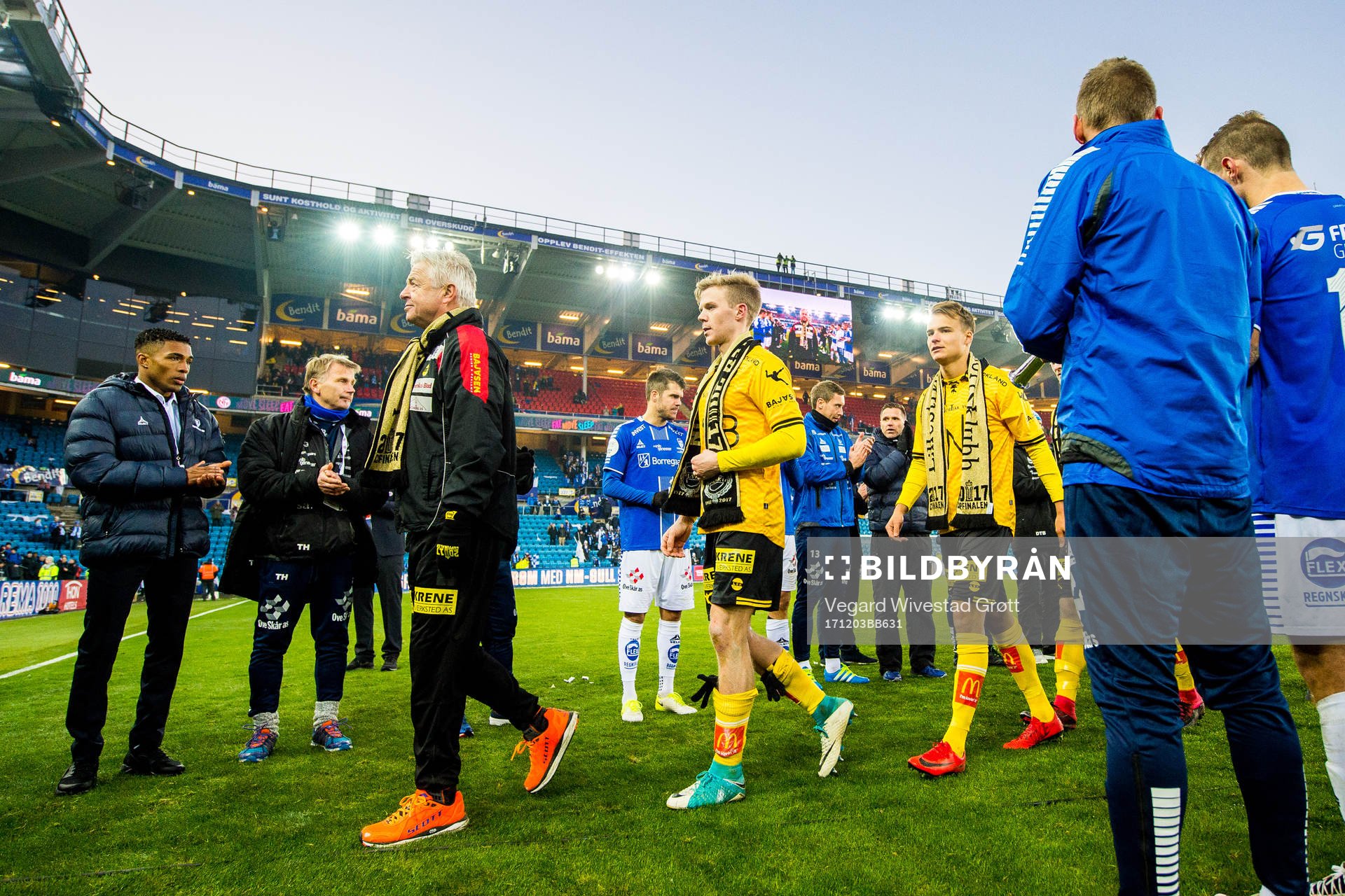 Arne Erlandsen, head coach of Lillestrøm, and Erling