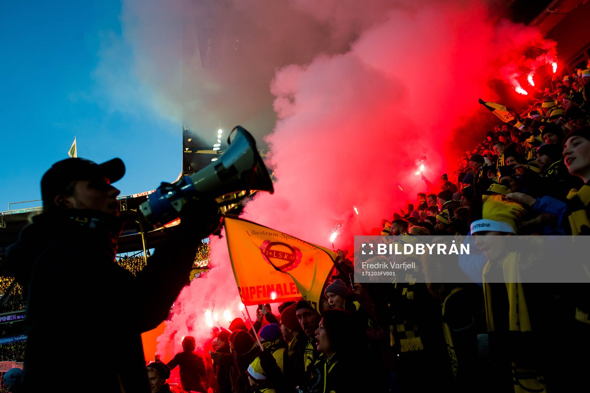 The fans of Lillestrøm
