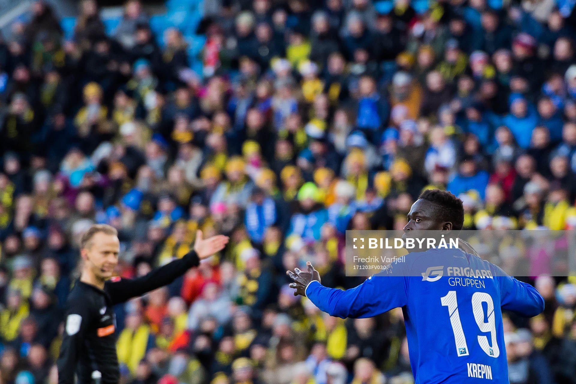Krepin Diatta of Sarpsborg 08 looks dejected