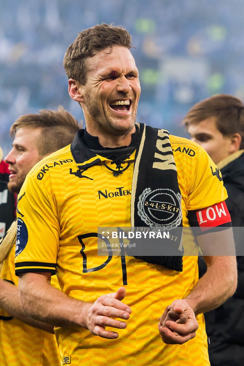 Frode Kippe of Lillestrøm celebrates
