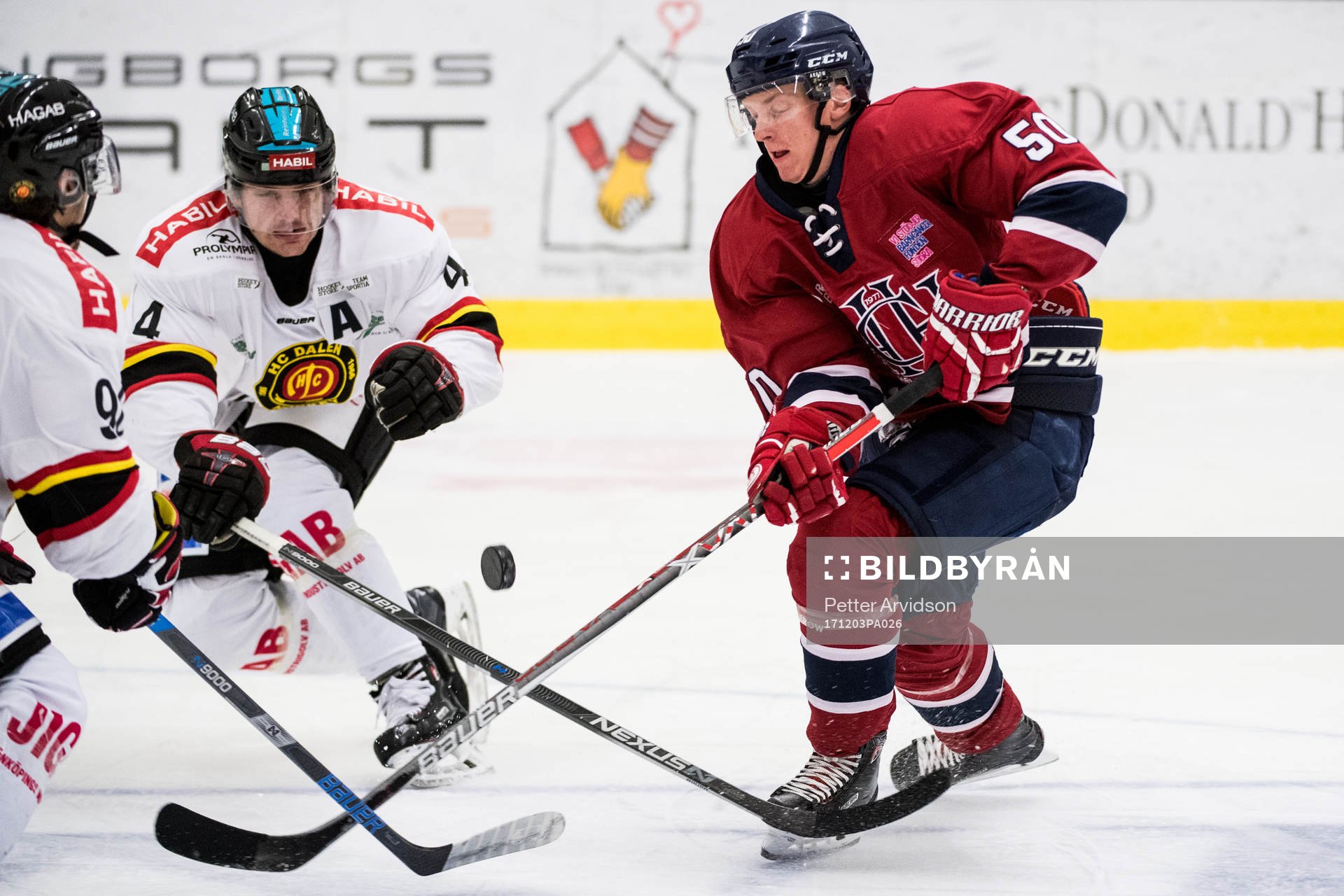 Helsingborgs Rasmus Rosenqvist och Dalens Viktor Näslund