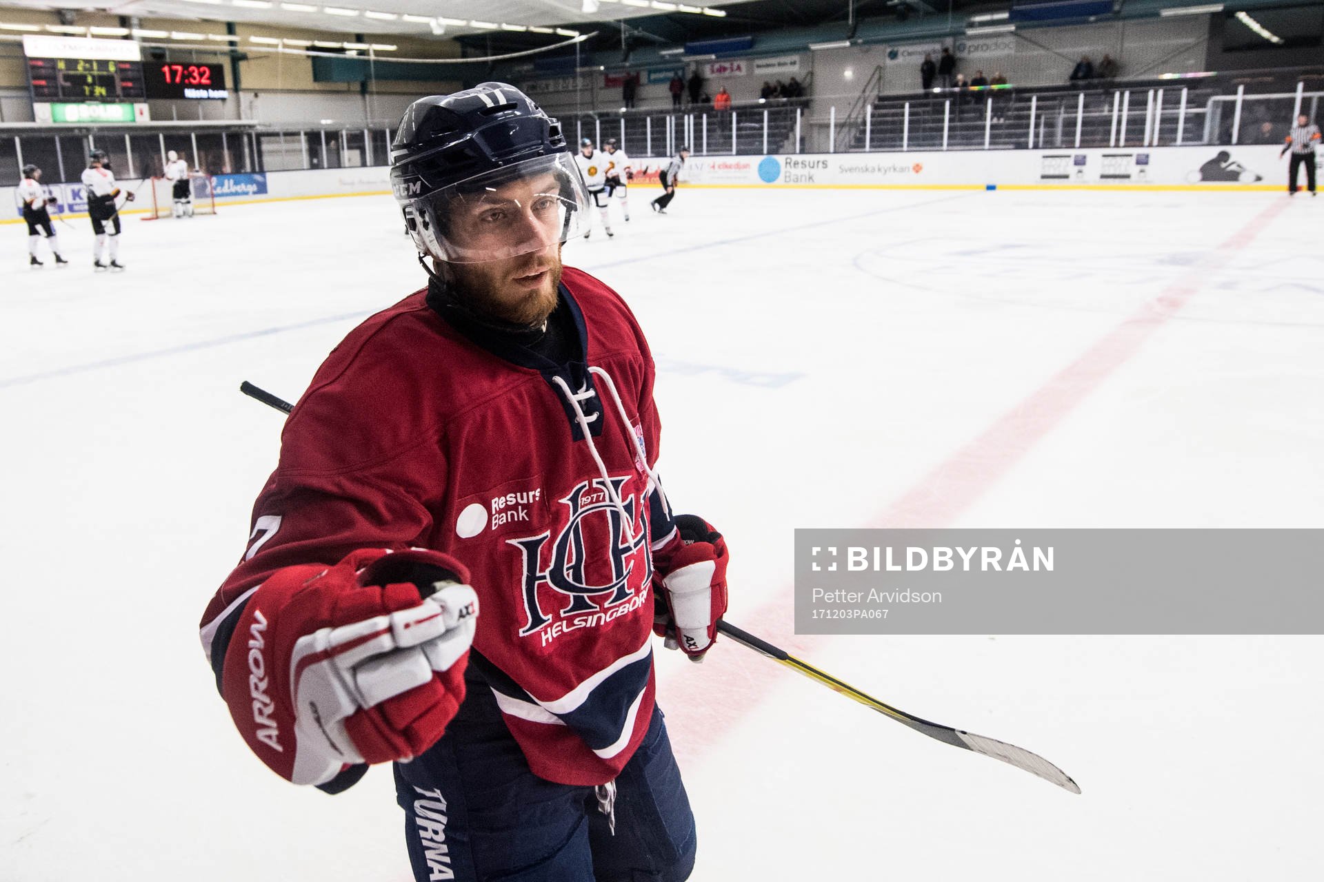 Helsingborgs Dennis Pegenius jublar
