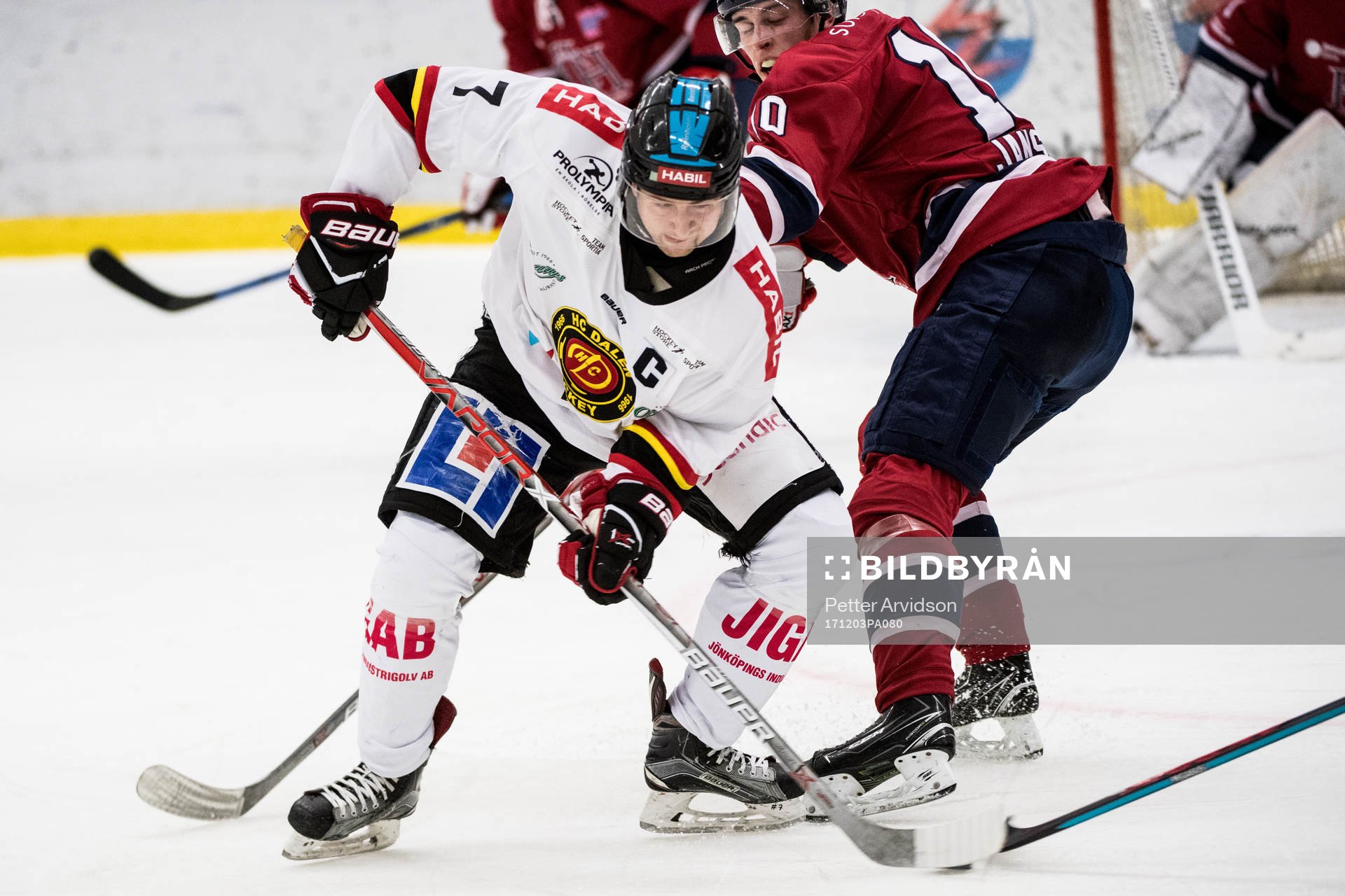 Dalens Erik Glimberg mot Helsingborgs Ludvig Jansson