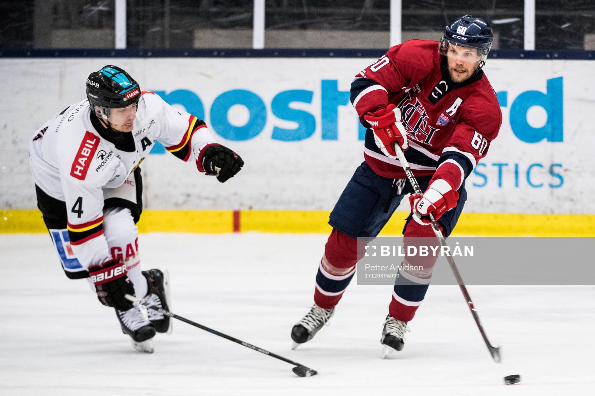 Helsingborgs Daniel Åhsberg och Dalens Viktor Näslund