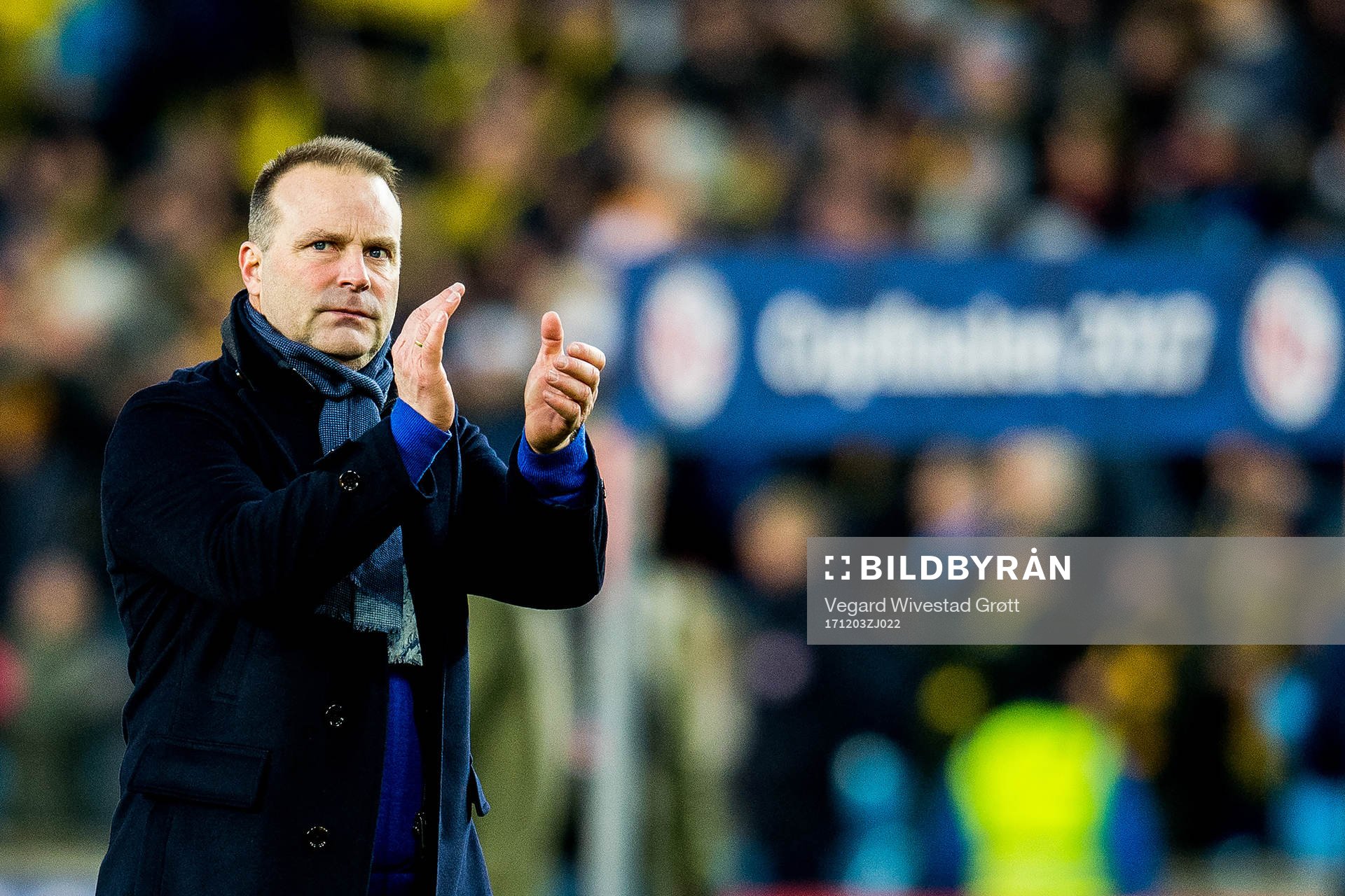 Geir Bakke, head coach of Sarpsborg 08, looks dejected