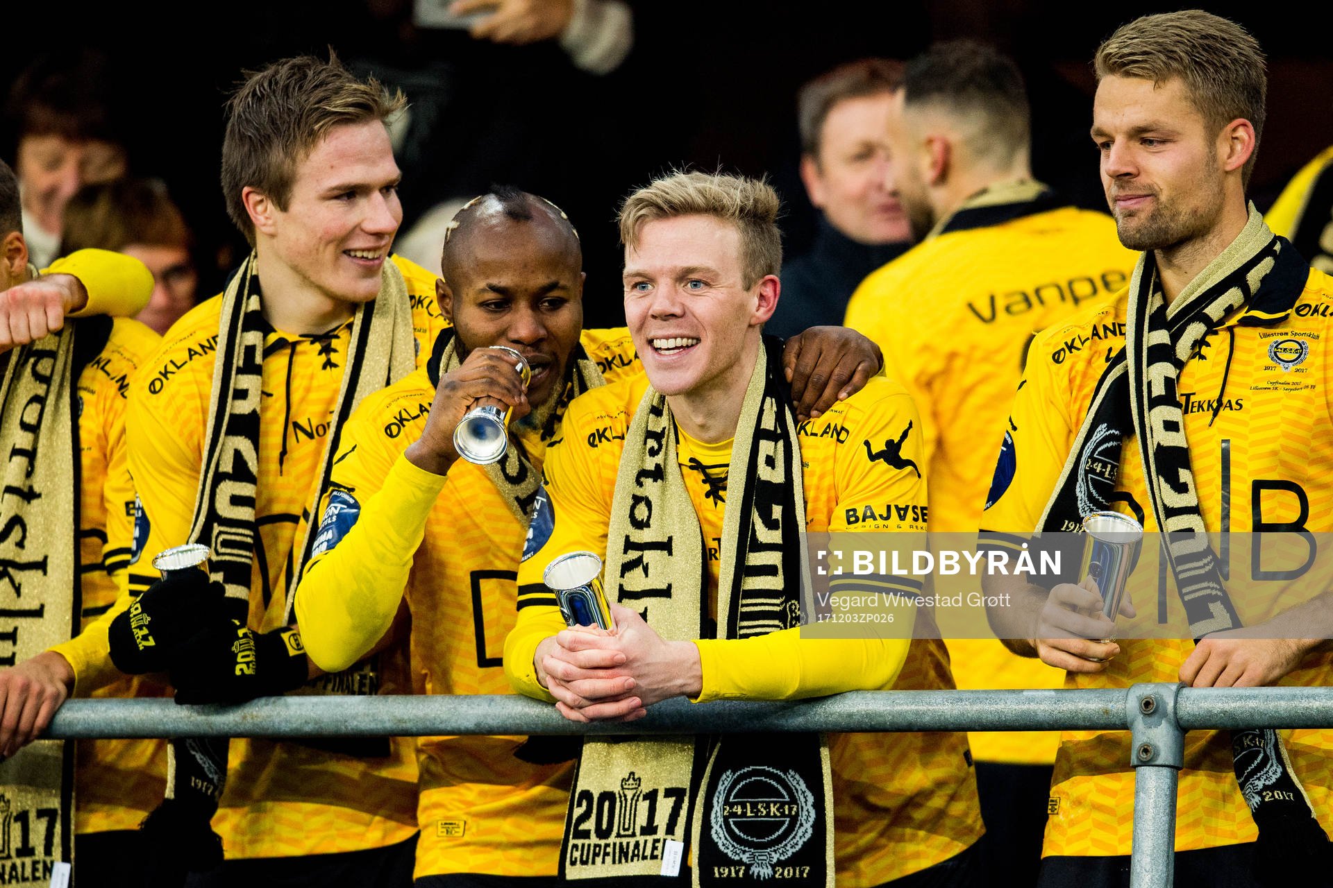 Chigozie Udoji and Erling Knudtzon of Lillestrøm