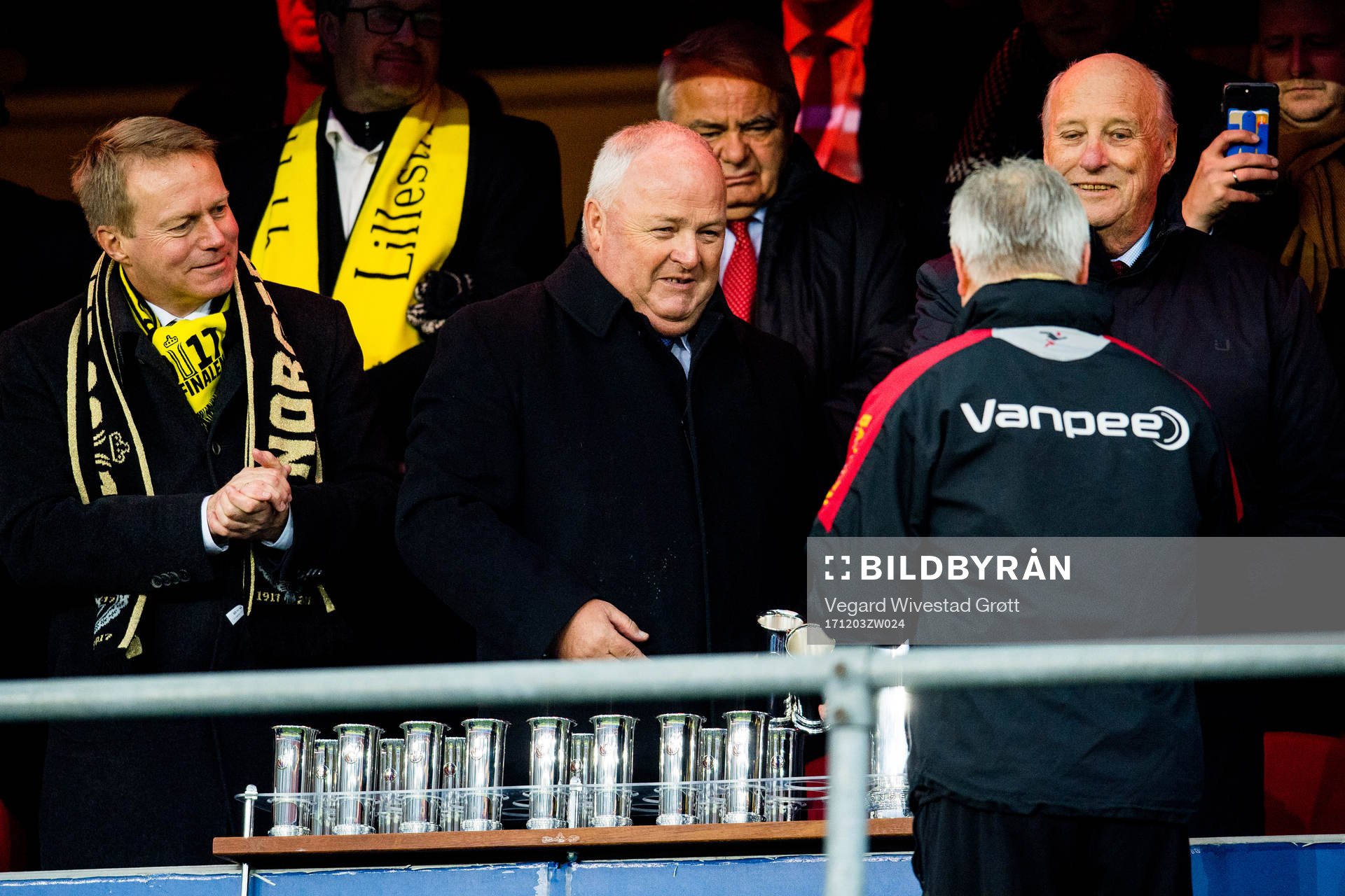 Arne Erlandsen, head coach of Lillestrøm, with Terje