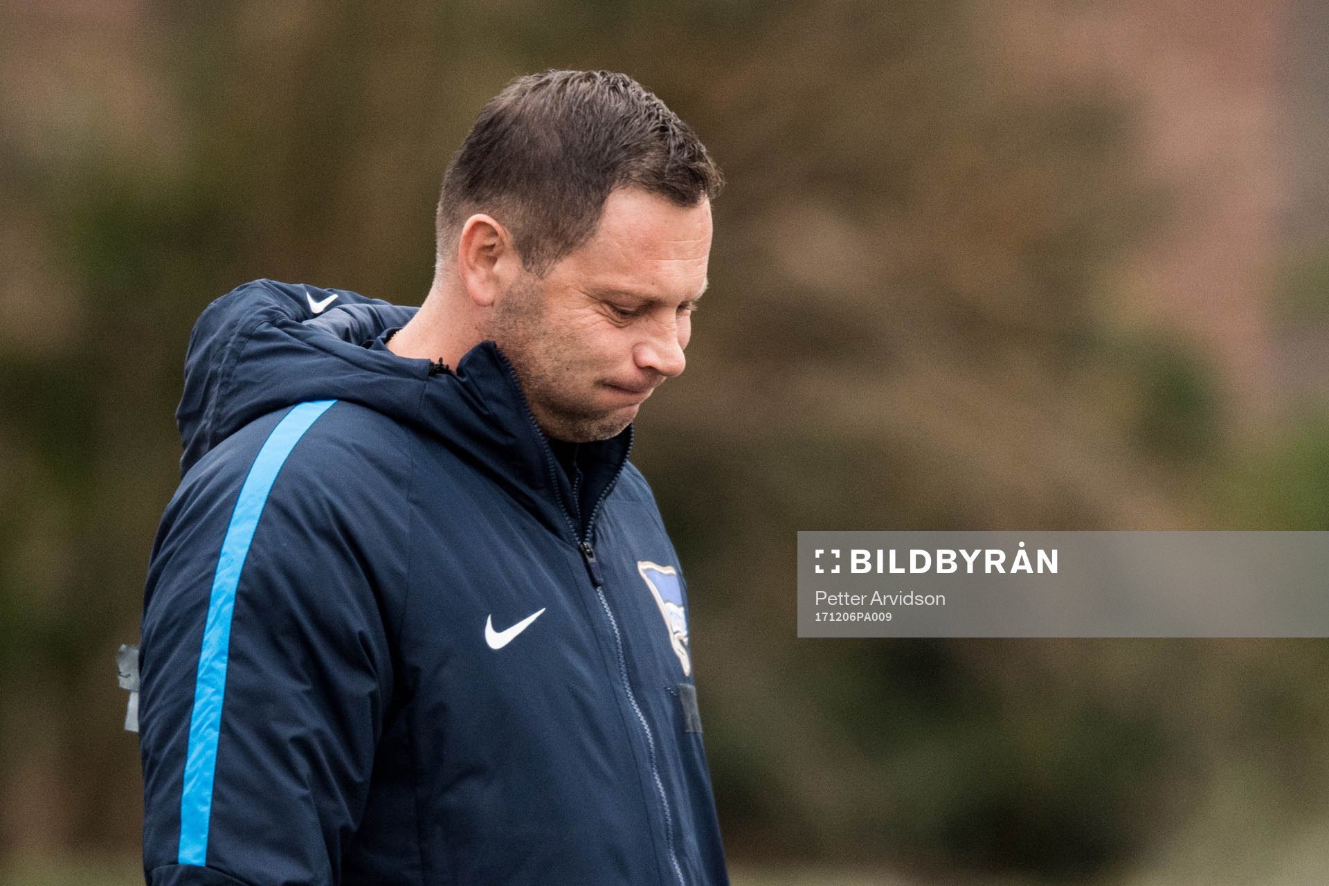 Hertha Berlins tränare Pal Dardai deppar