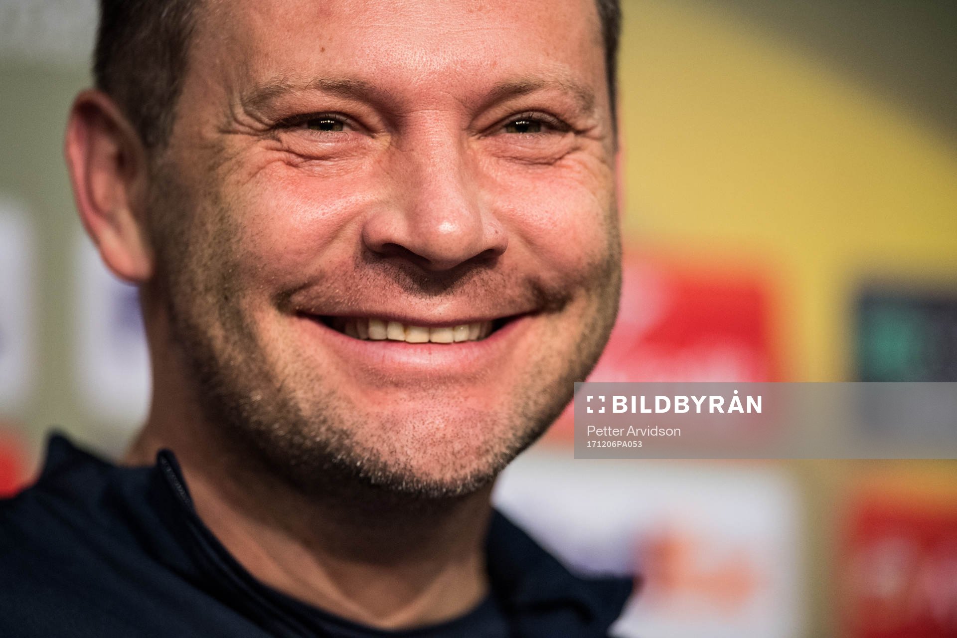 Hertha Berlins tränare Pal Dardai under en presskonferens inför Europa League den 6 december 2017 i Berlin.
