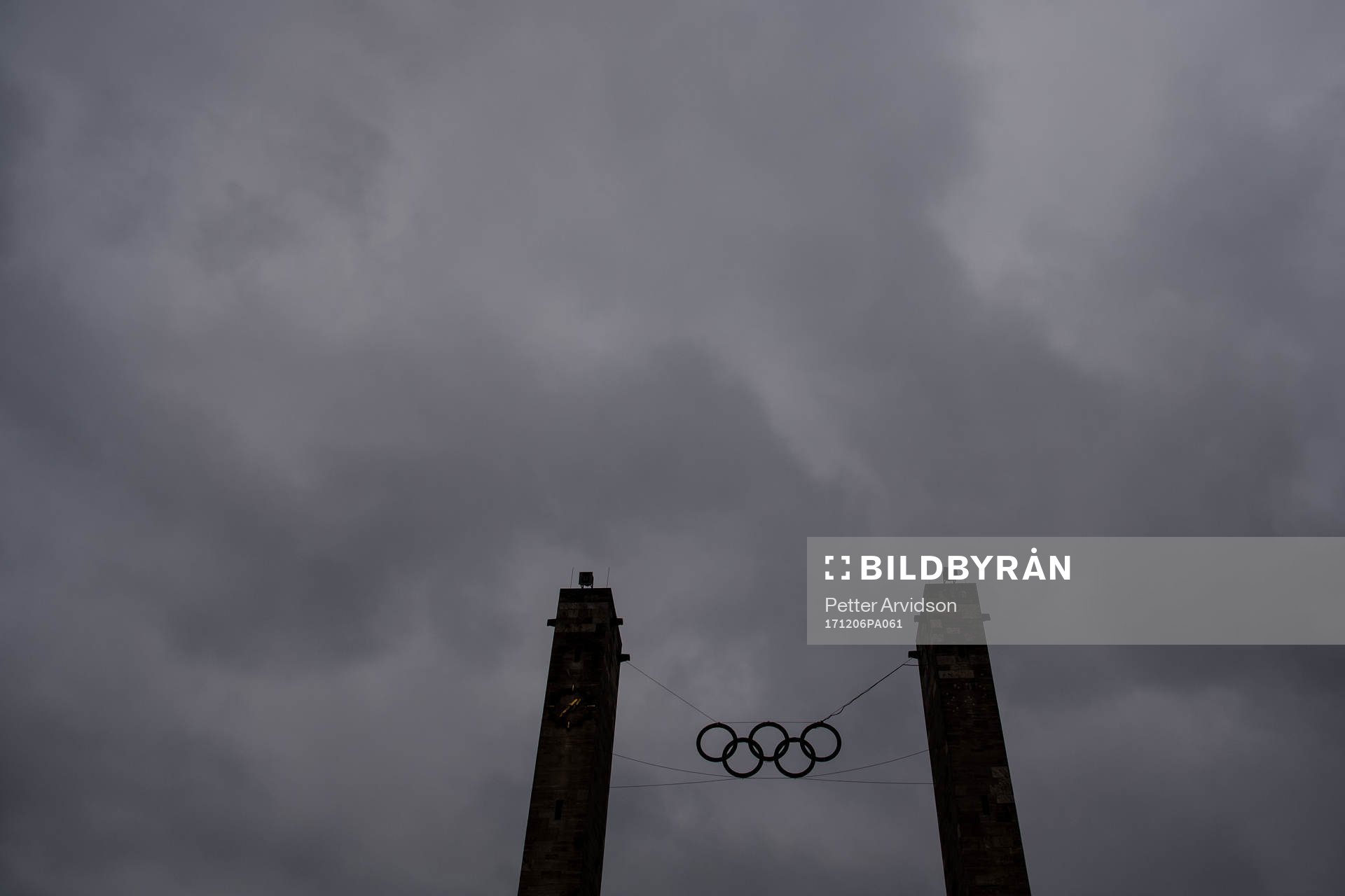 OS-ringar på Olympia Stadion
