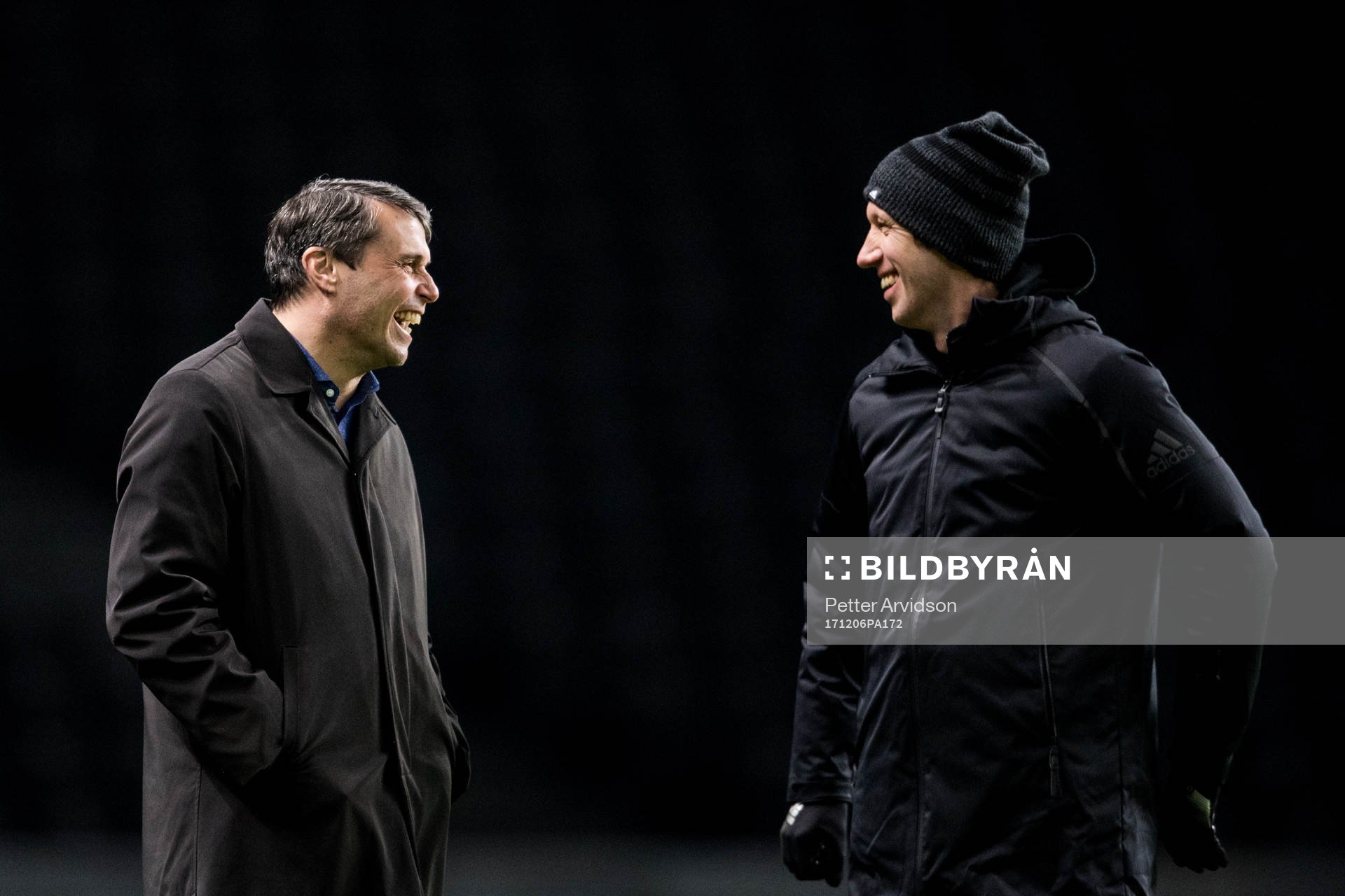 Östersunds ordförande Daniel Kindberg och tränare Graham