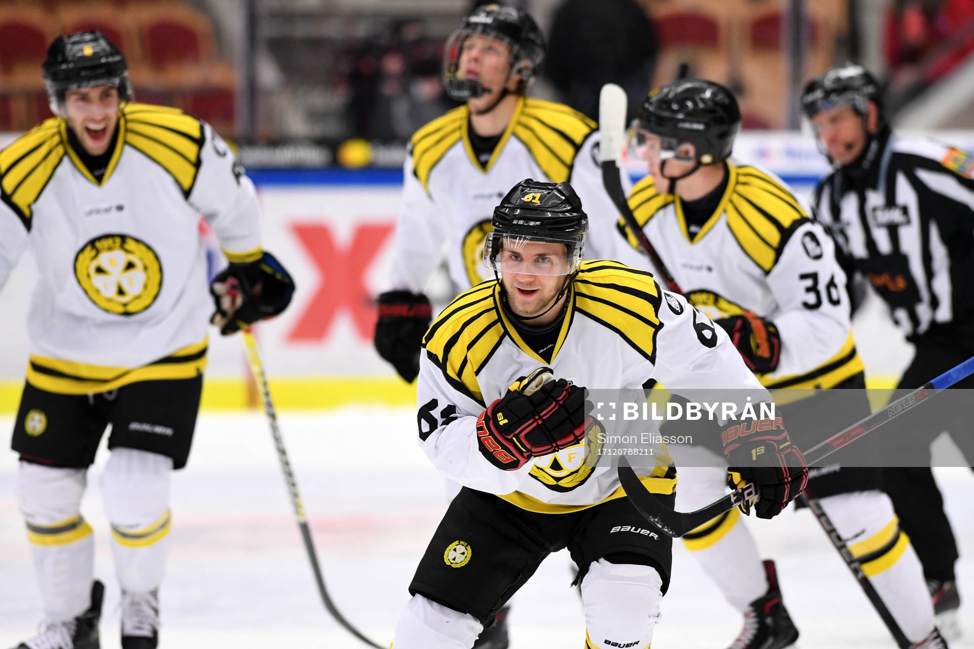 Brynäs Juuso Ikonen jublar