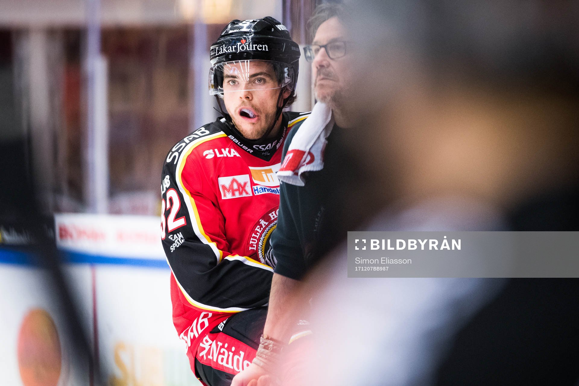 Luleås Oscar Engsund deppar