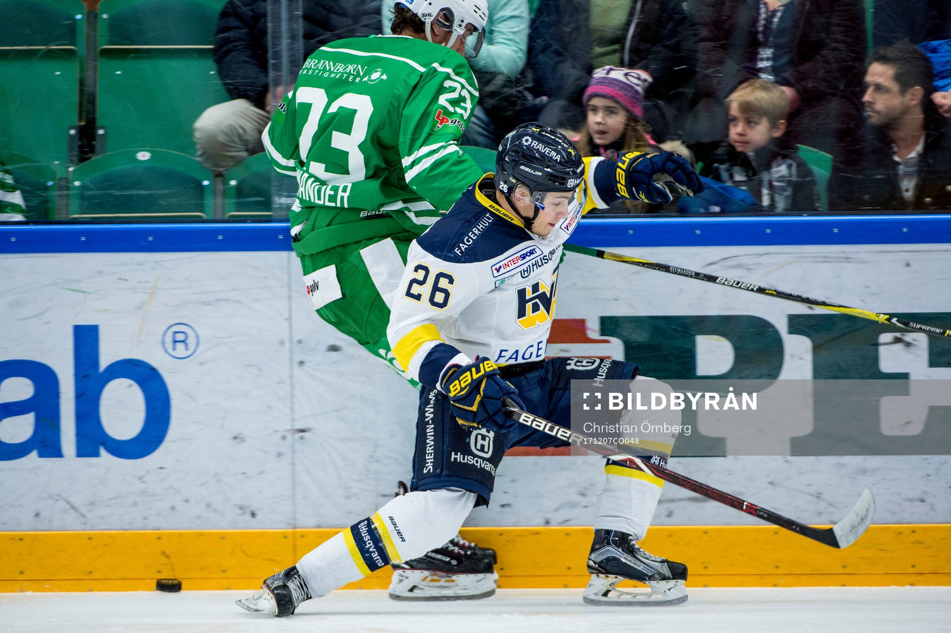 s Erik Brännström mot Rögles Daniel Sylwander