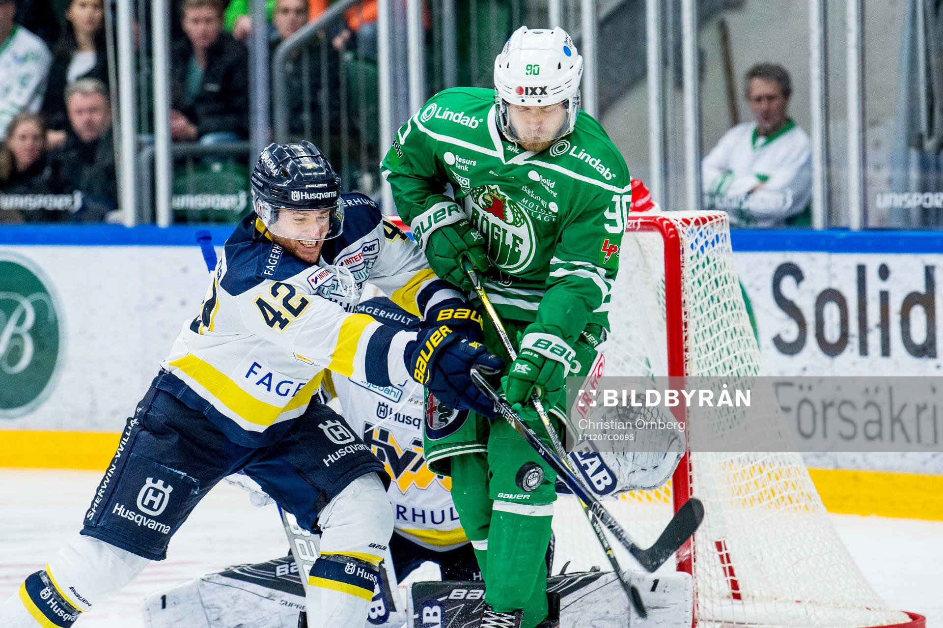 s Dylan Reese mot Rögles Ted Brithén