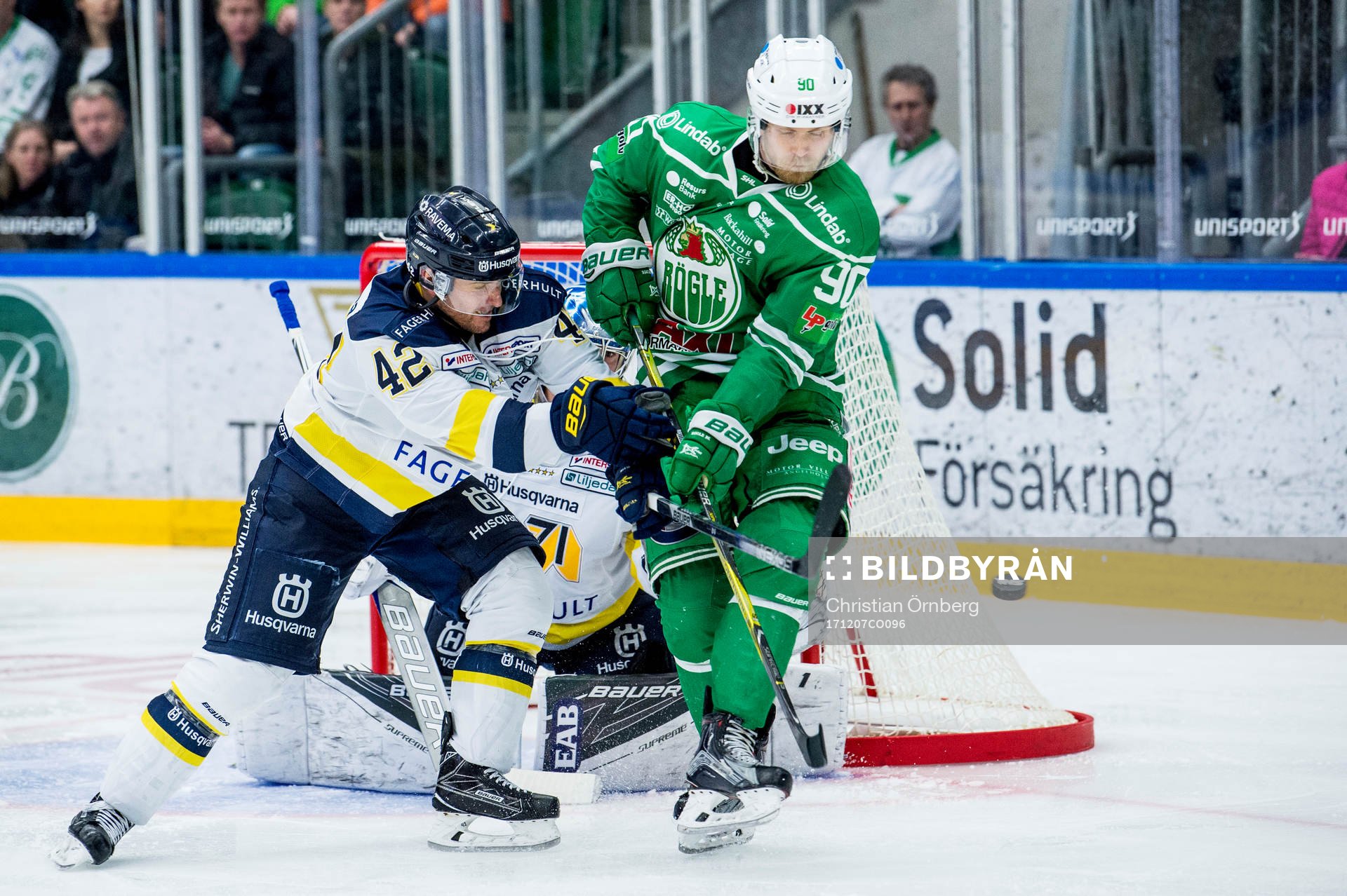 s Dylan Reese mot Rögles Ted Brithén