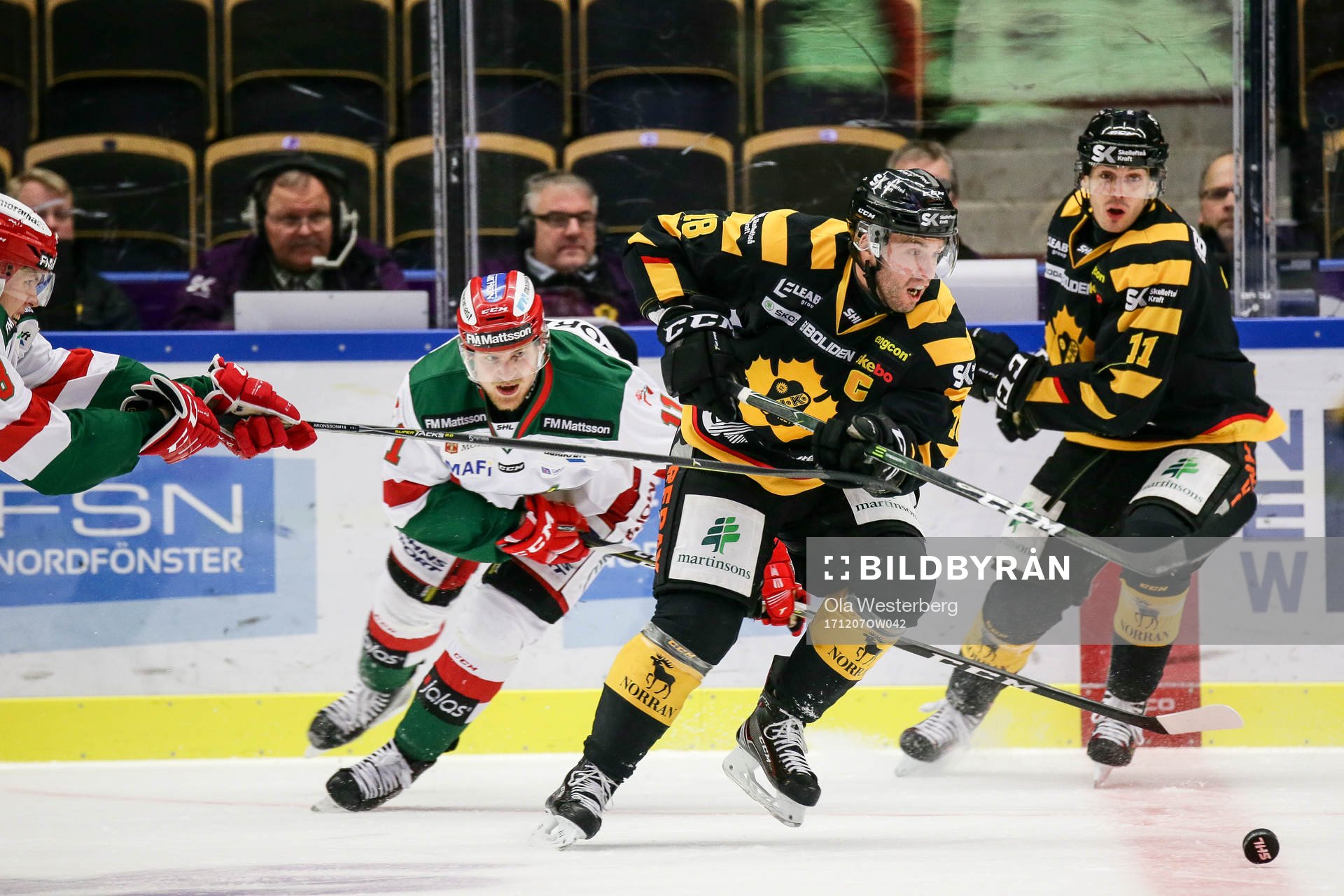Skellefteås Pontus Petterström och Henrik Hetta