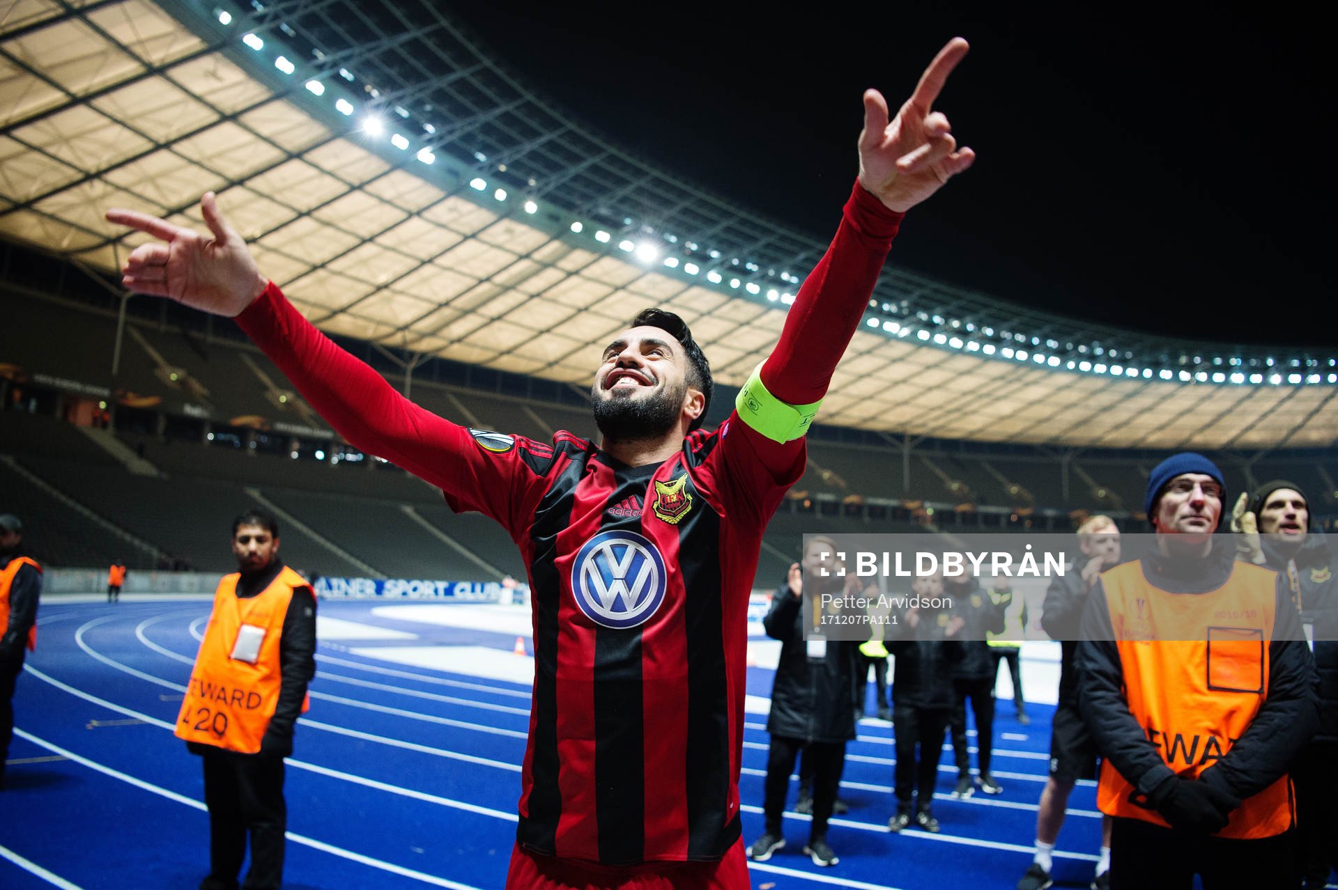Östersunds Brwa Nouri jublar
