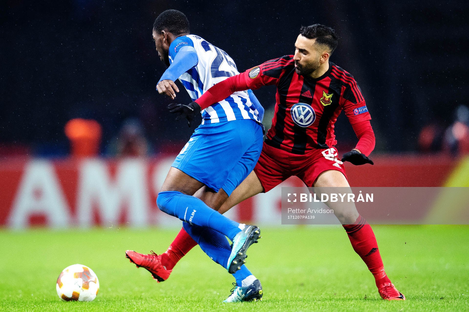 Östersunds Saman Ghoddos och Hertha Berlins Jordan