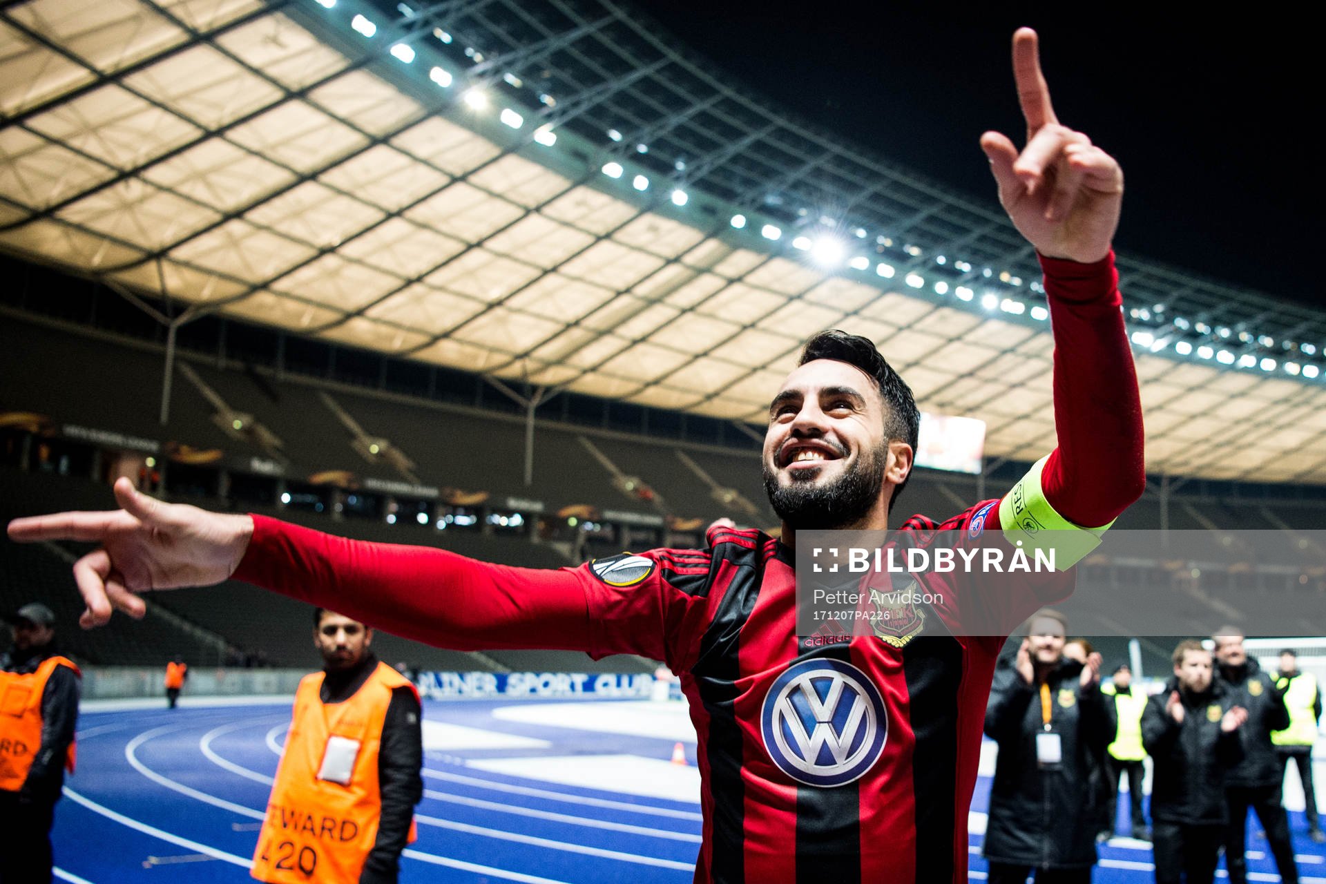 Östersunds Brwa Nouri jublar