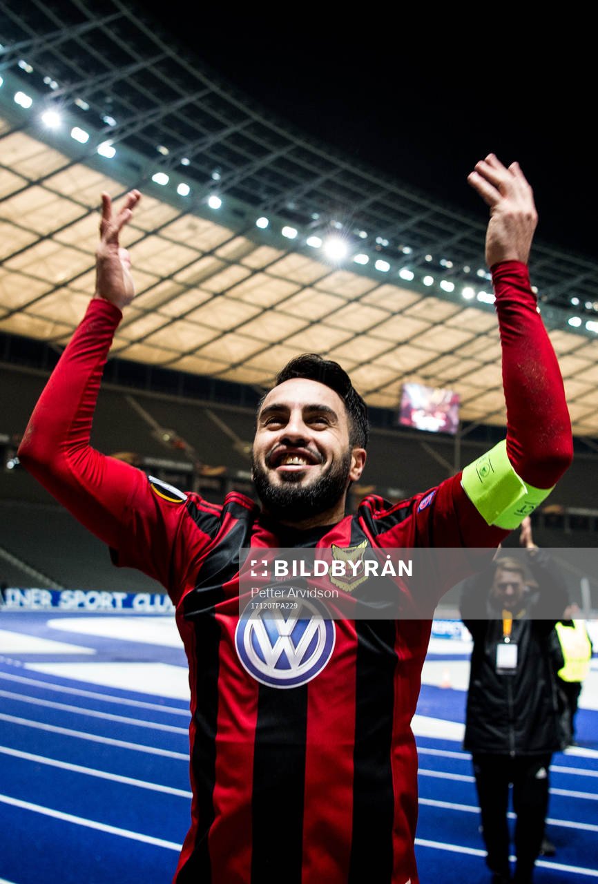 Östersunds Brwa Nouri jublar