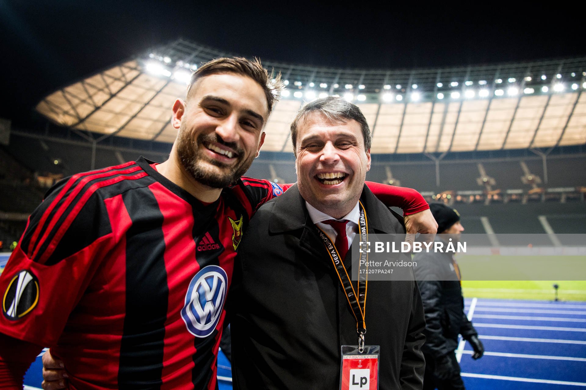 Östersunds Sotirios Papagiannopoulus och ordförande