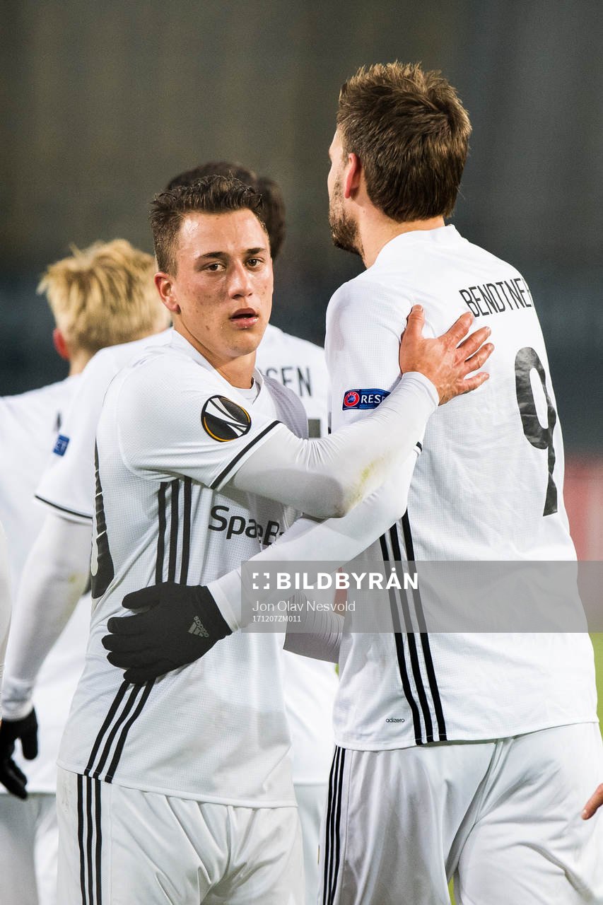 Alex Gersbach and Nicklas Bendtner and Samuel Adegbenro of