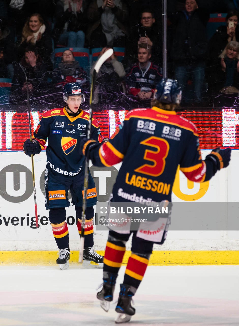 Djurgårdens Lukas Vejdemo jublar