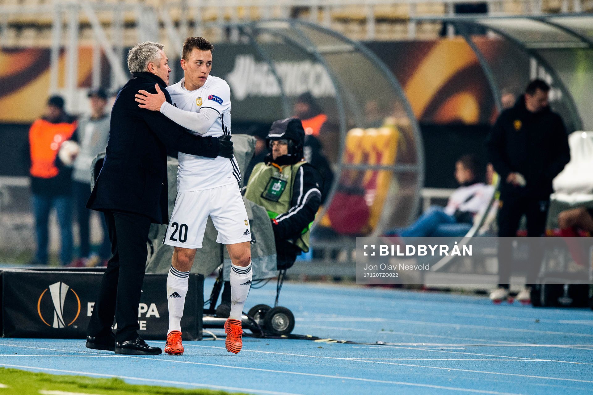 Kåre Ingebrigtsen, head coach of Rosenborg, and Alex