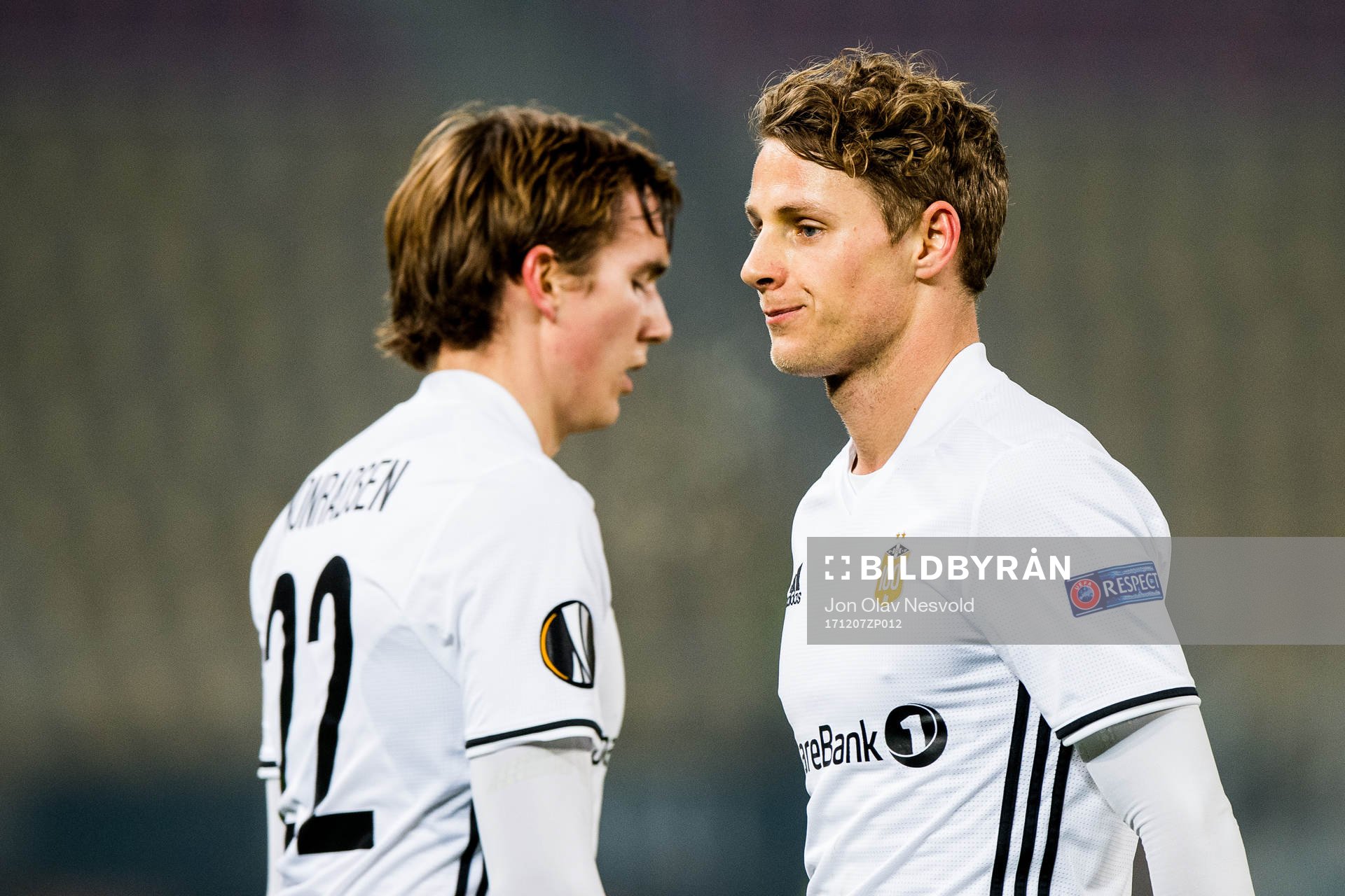 Morten Konradsen and Vegar Eggen Hedenstad of Rosenborg