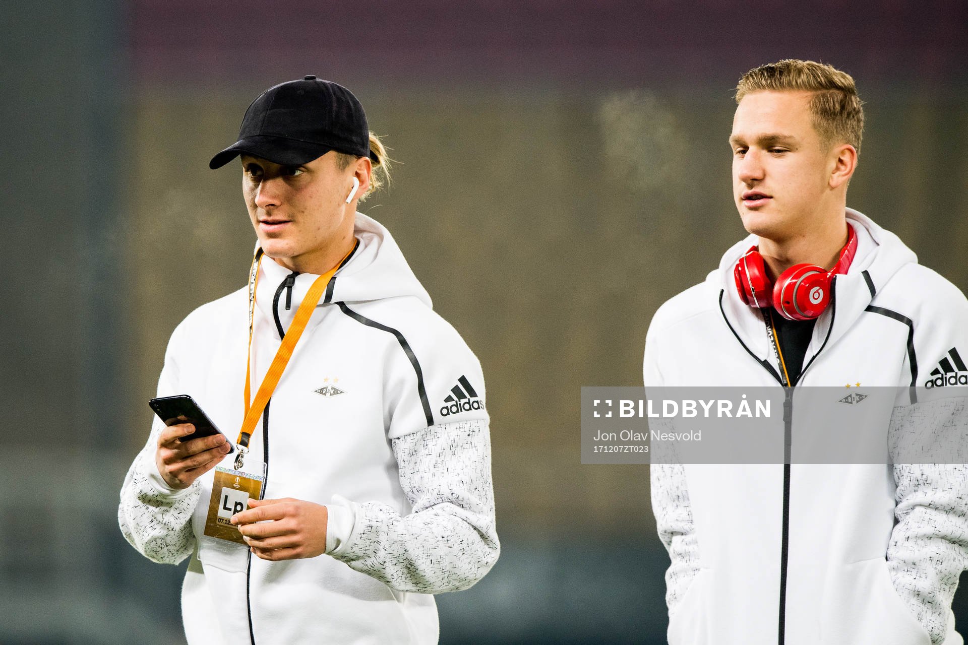 Jonathan Levi and Erik Botheim of Rosenborg