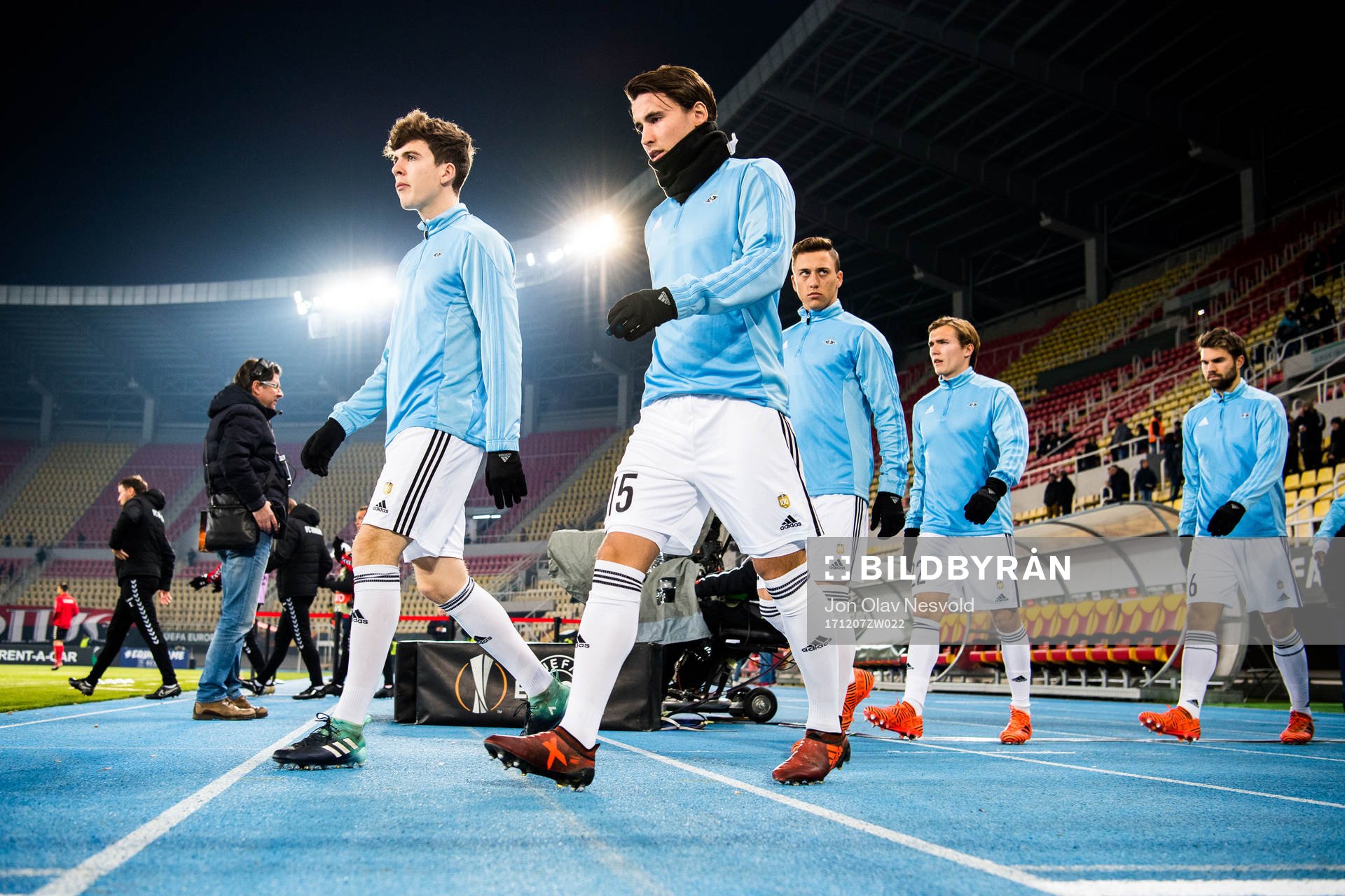 Jacob Rasmussen and Anders Trondsen of Rosenborg