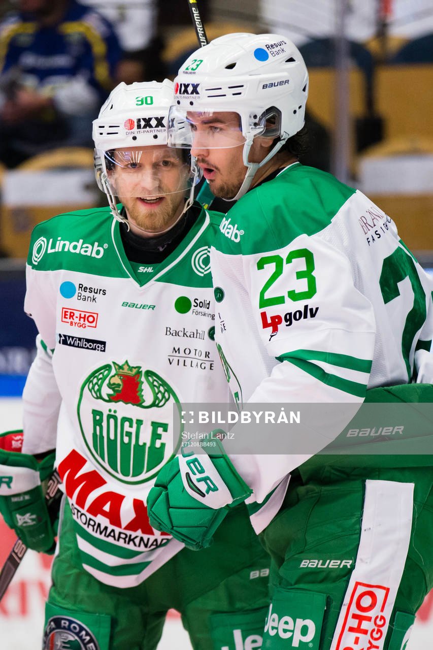 Rögles Ted Brithén och Daniel Sylwander jublar