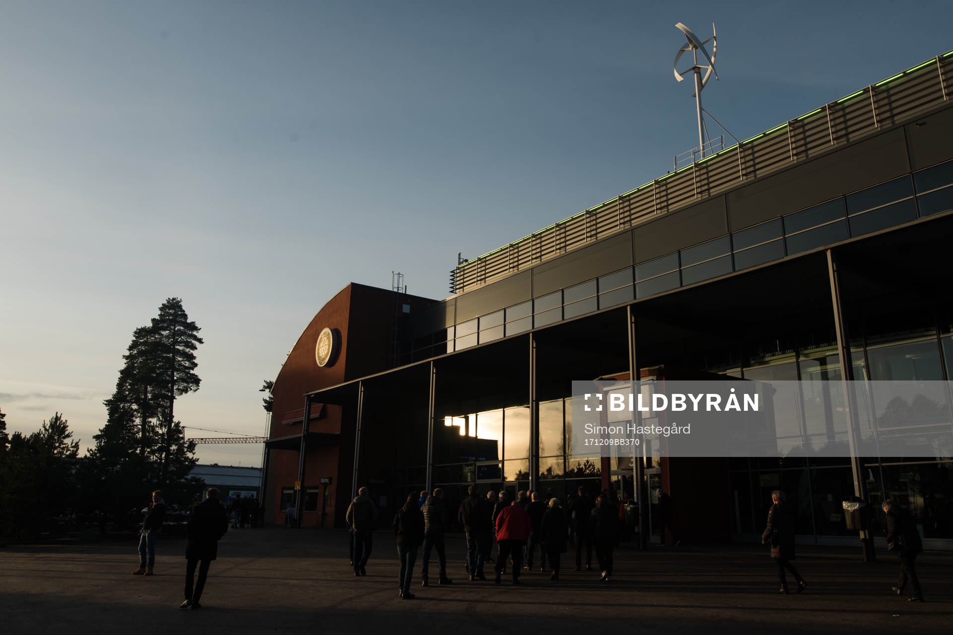 Gavlerinken Arena före ishockeymatchen i SHL mellan