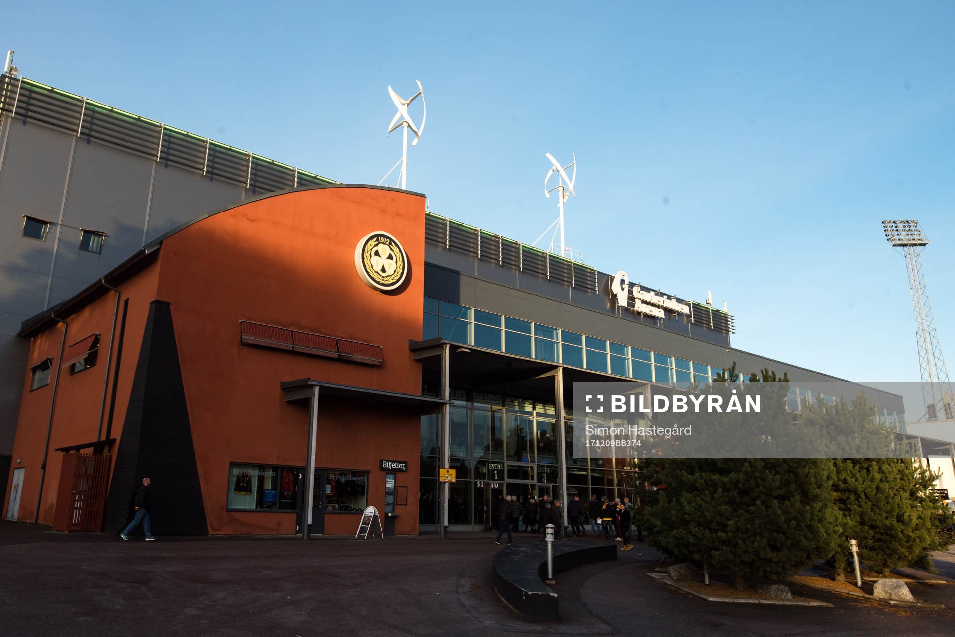 Gavlerinken Arena före ishockeymatchen i SHL mellan