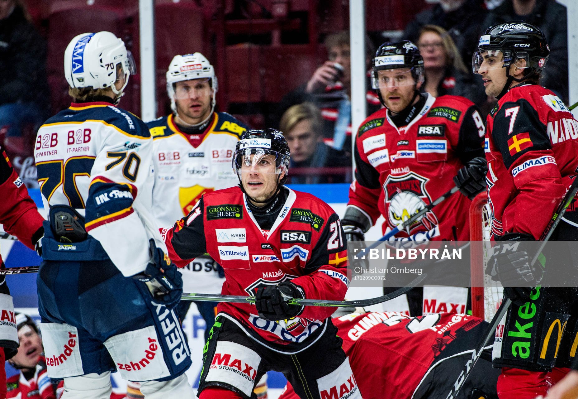 Malmö Redhawks Andy Miele i bråk med Djurgårdens Marcus