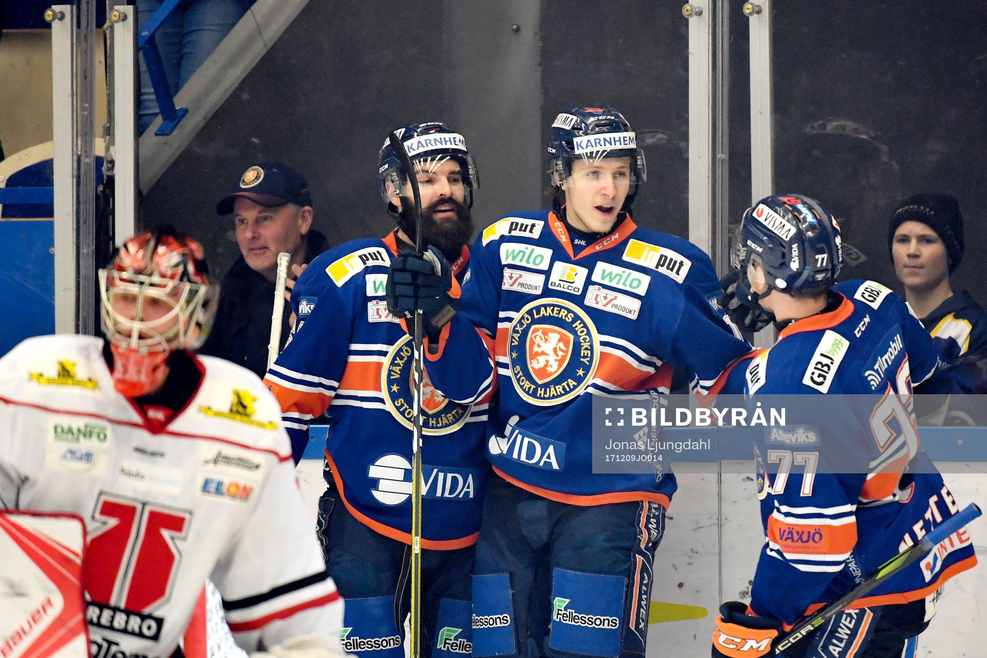 Växjös Jonas Röndbjerg jublar