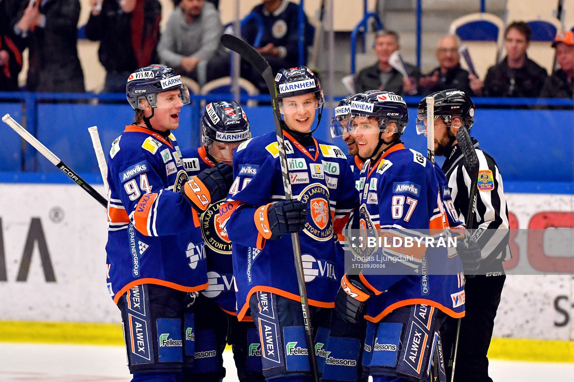 Växjös Joel Persson, Elias Pettersson och Robert Rosén