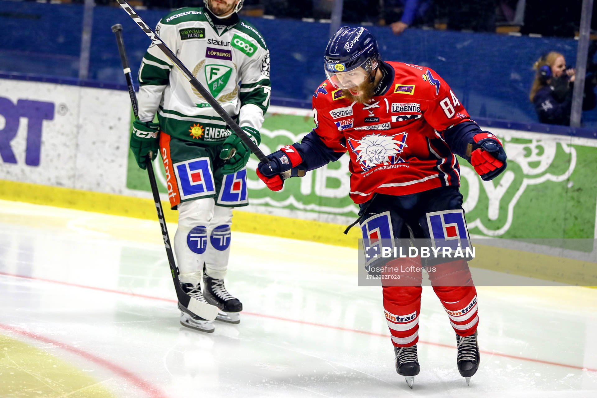 Linköpings Jimmy Andersson jublar
