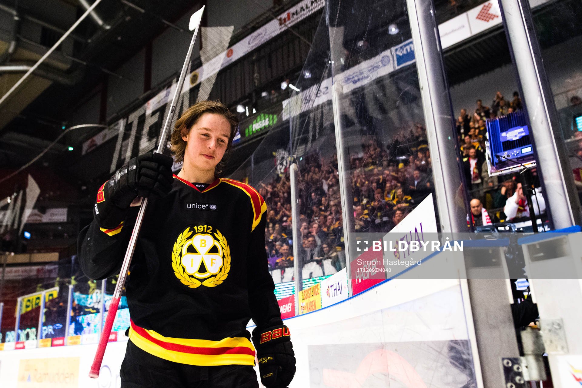 Brynäs Marcus Westfält jublar