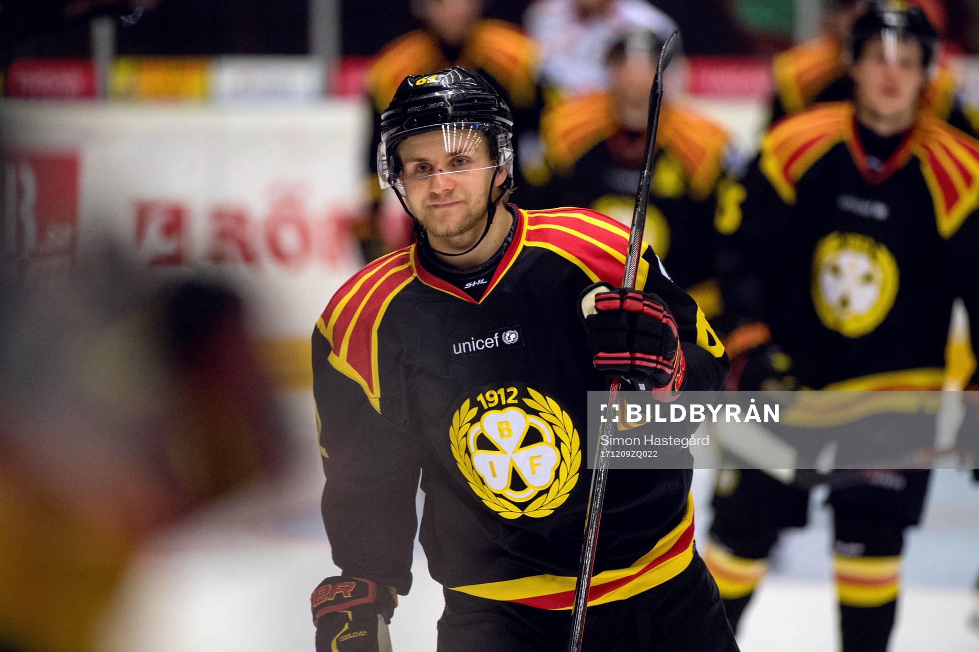 Brynäs Juuso Ikonen jublar