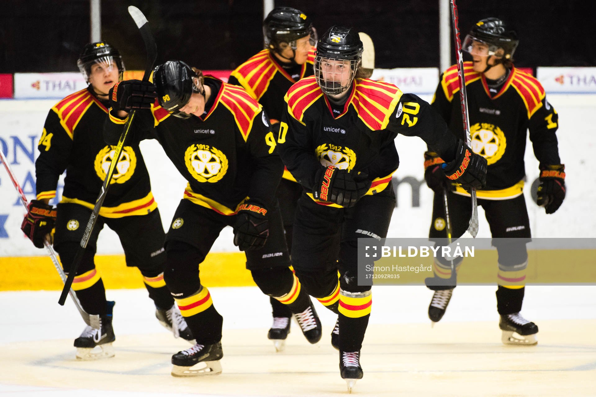 Brynäs Marcus Westfält jublar