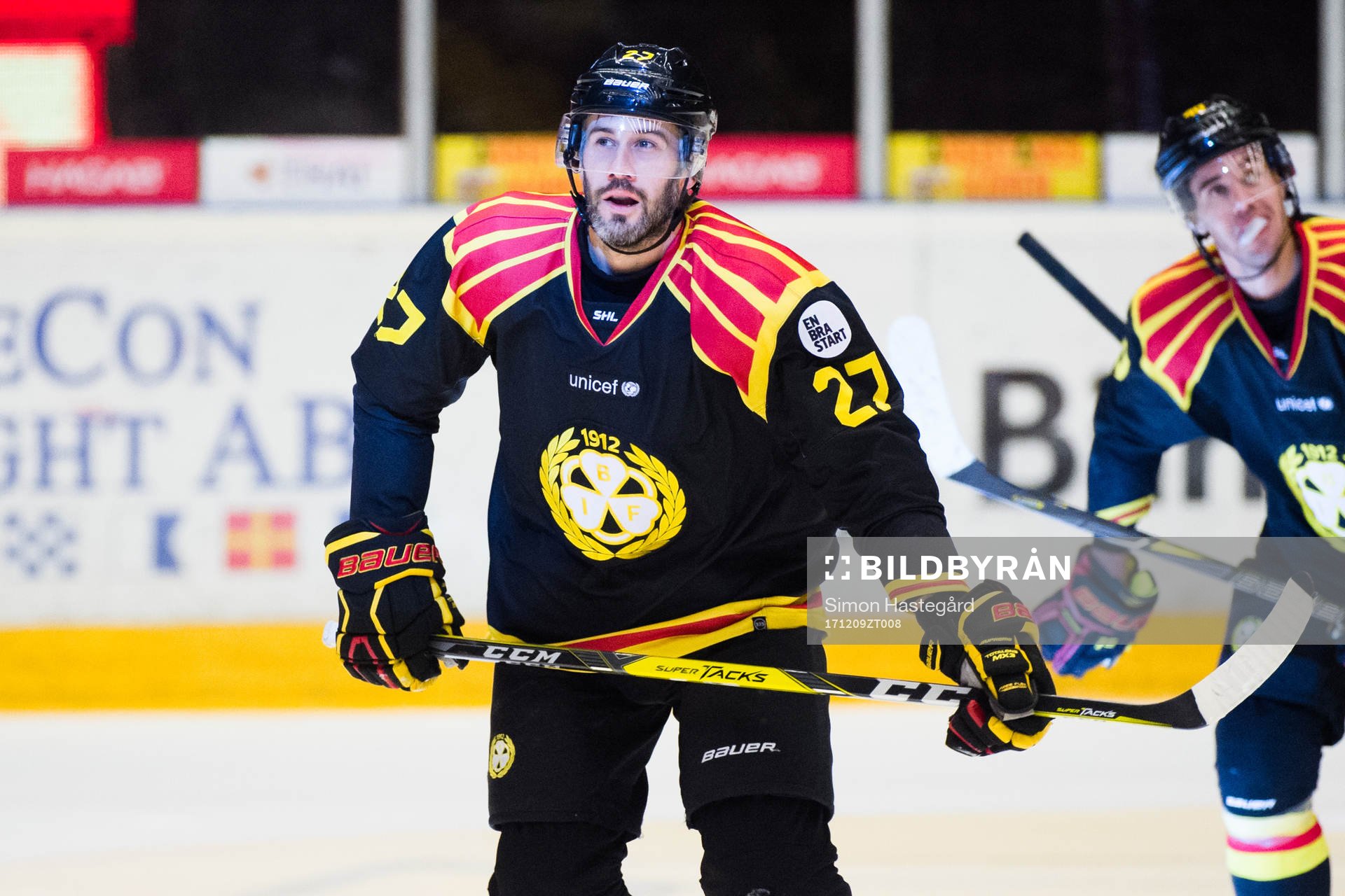 Brynäs Drew Miller jublar