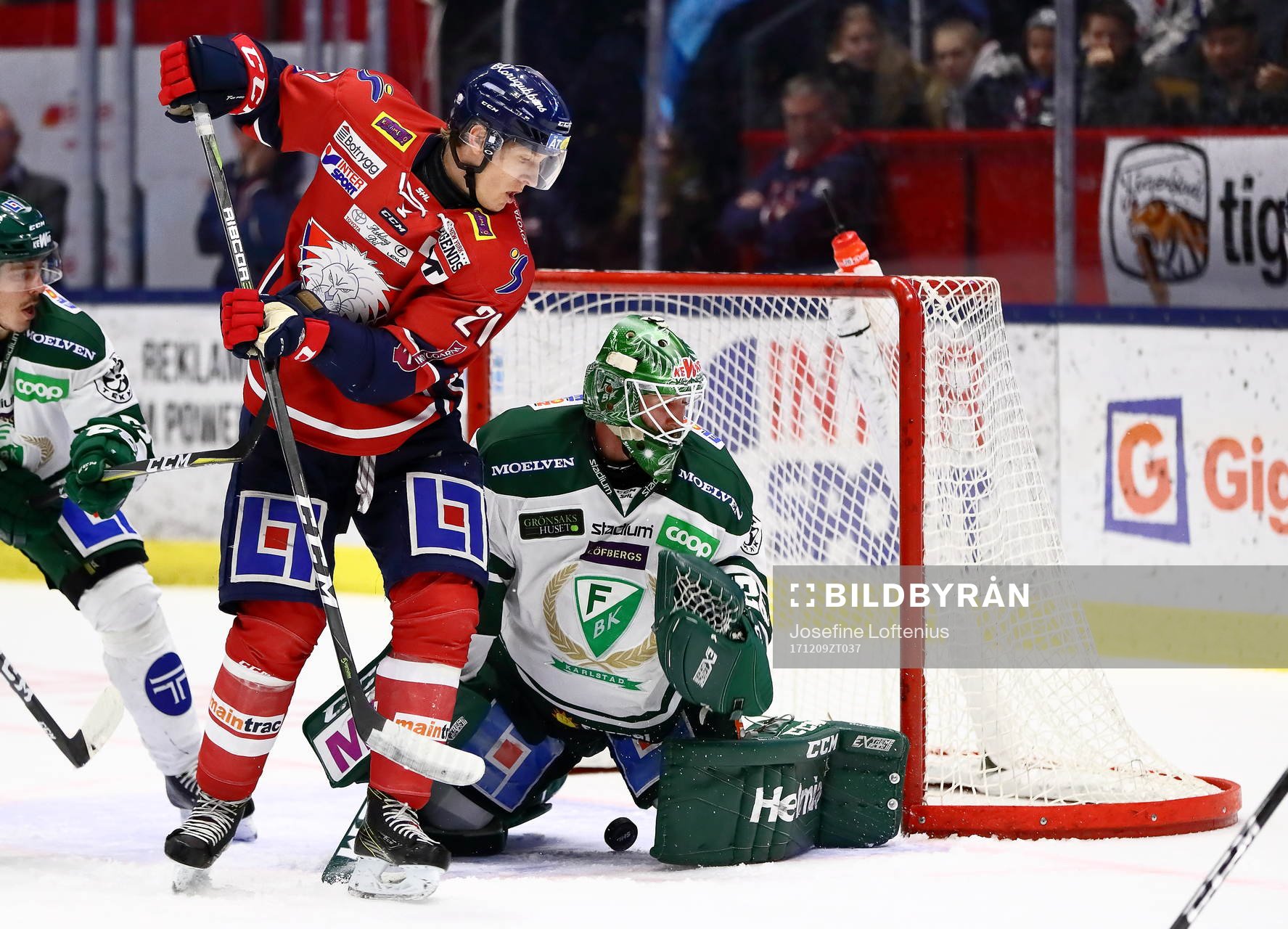 Linköpings Emil Sylvegård gör mål 4-3